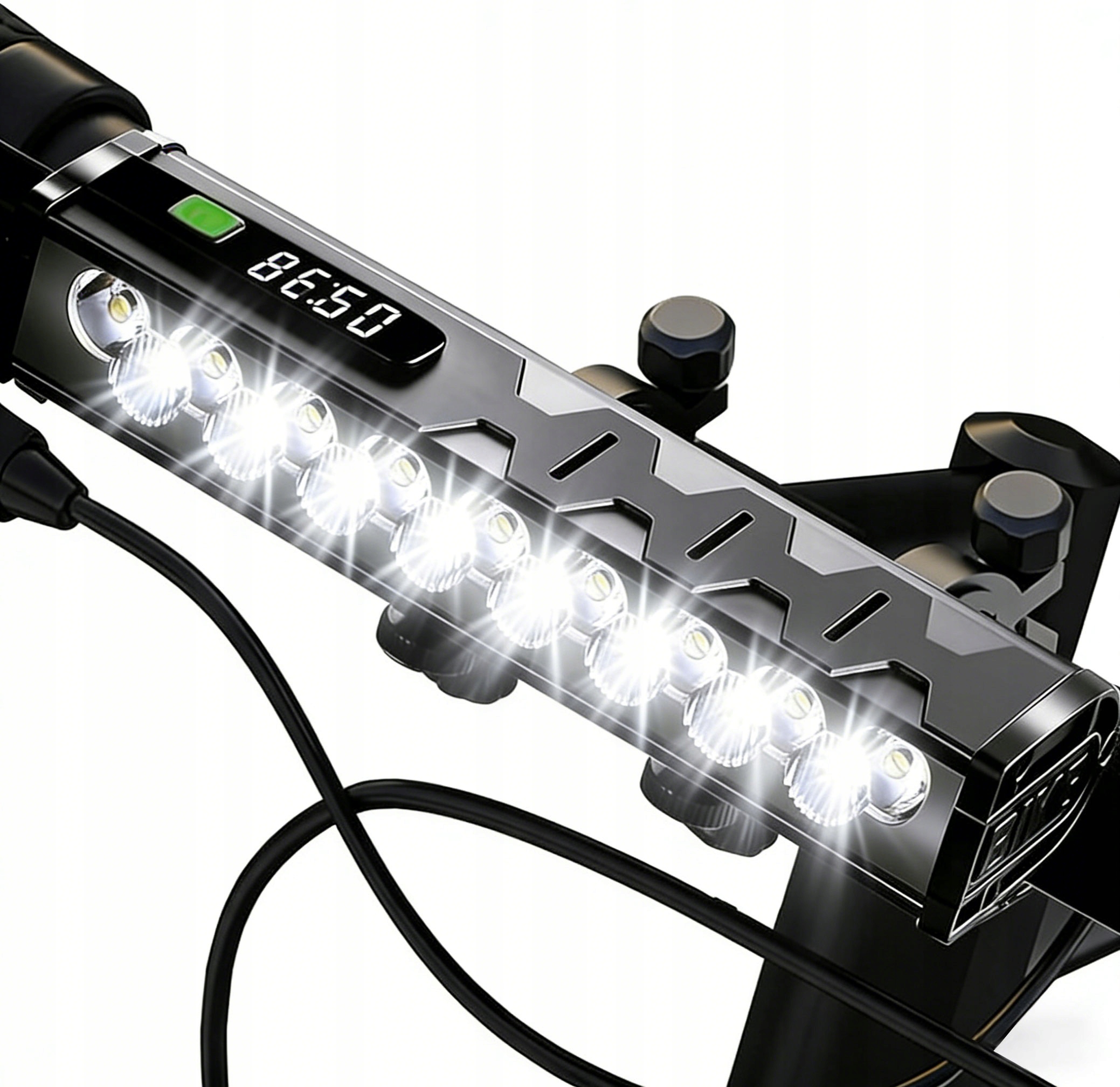 Lampka Rowerowa 4000lm 2000mAh Do Roweru