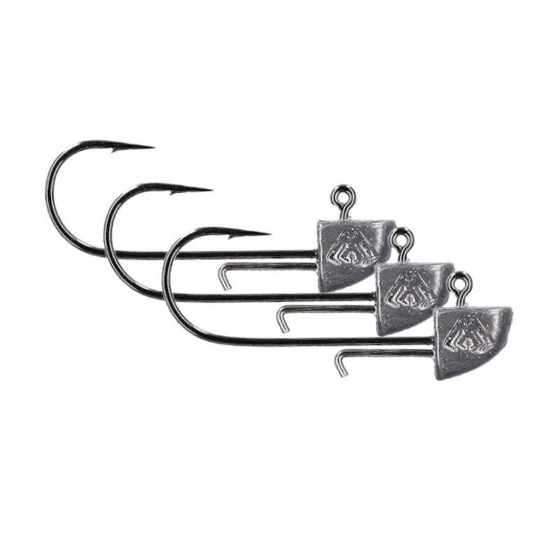 Główka Mikado Jaws Trójkątna Jig Bn 10g- 1/0 3szt