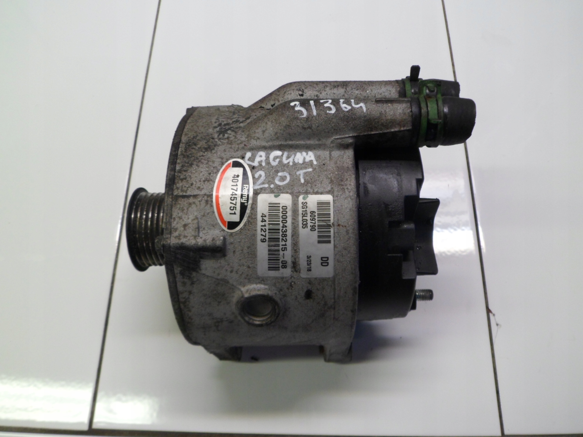 RENAULT LAGUNA II 2.0T ALTERNATOR WODNY