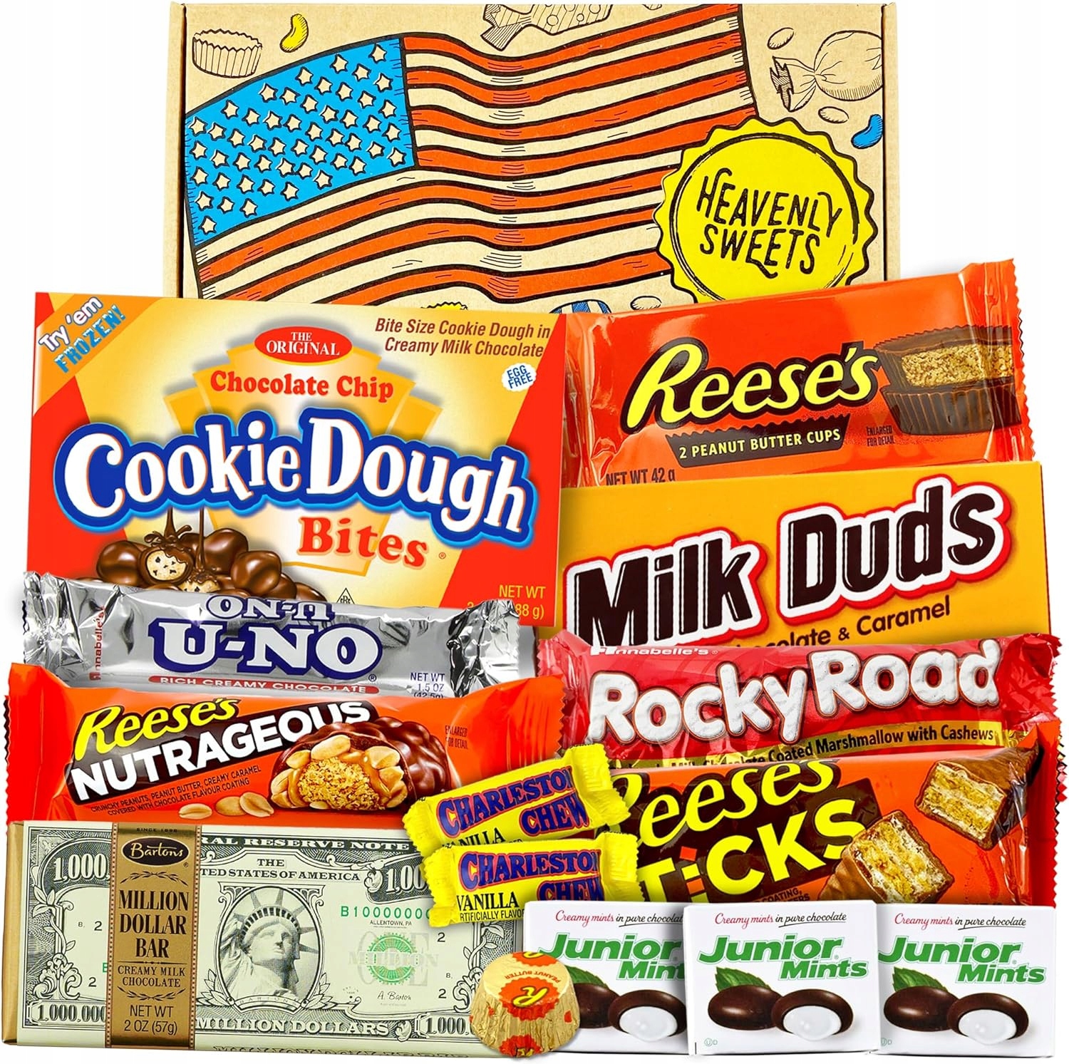 Set sladkostí z Usa Reese`s bonbóny čokoládové tyčinky 14 balení