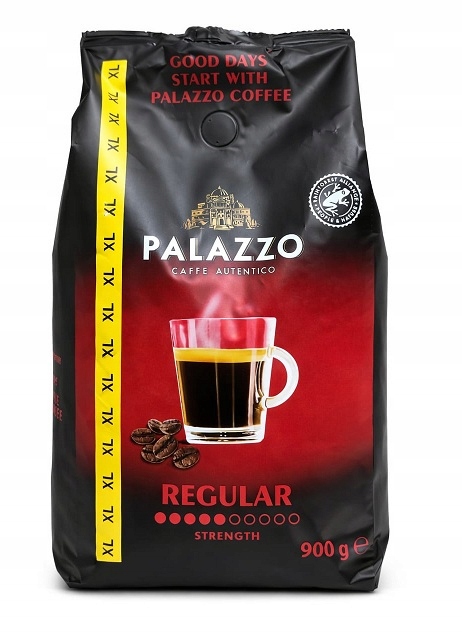 Levně Káva zrnková Arabica Káva Palazzo Dark Roast 900 g 100% Arabica