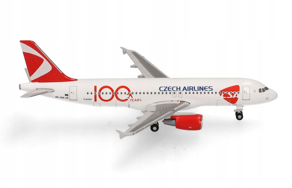 Model Airbus A320 Csa České aerolinie 100years 1:500