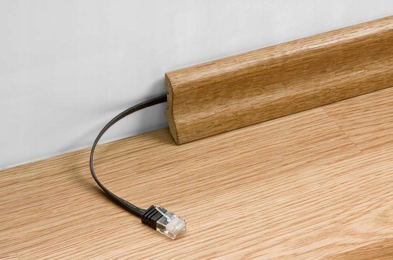 Kabel LAN 3m Internetowy CAT 6 Płaski Czarny Slim Kod producenta 95386