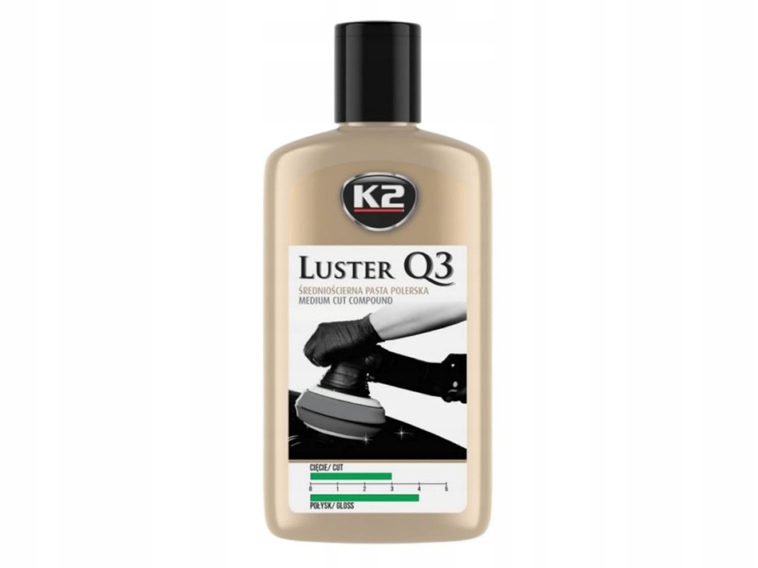 K2 Luster Q3 Pasta Polerska Średniościerna 250g