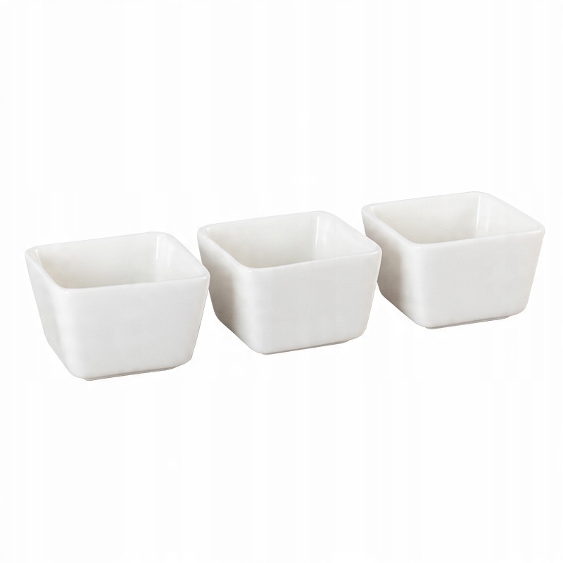 

Zestaw salaterek do serwowania biała porcelana