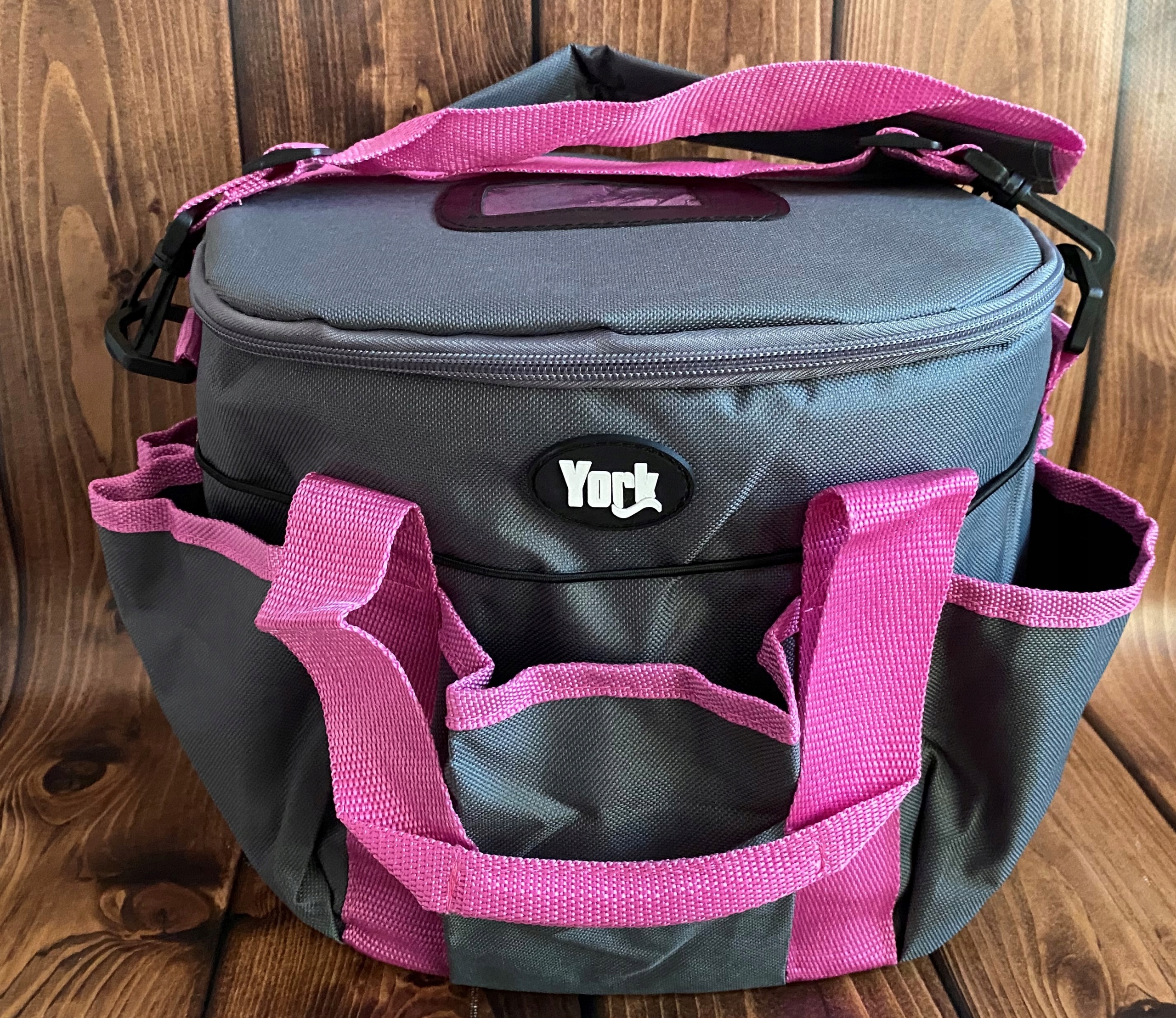 TORBA NA SZCZOTKI DLA KONIA SZCZOTKA RÓŻOWA Marka Profarmer