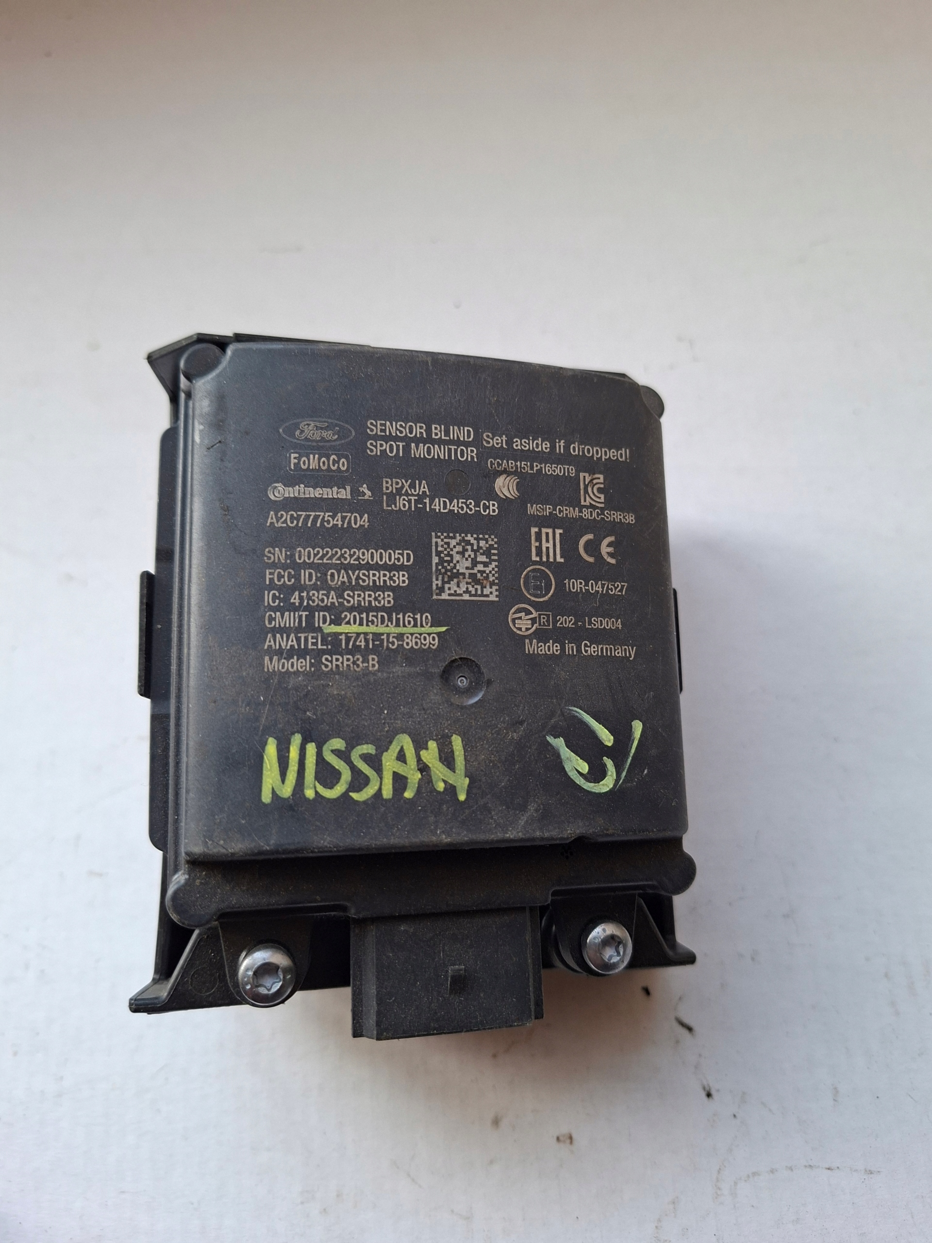 sensor MARTWEGO POLA left rear part NISSAN/FORD 2015DJ1610