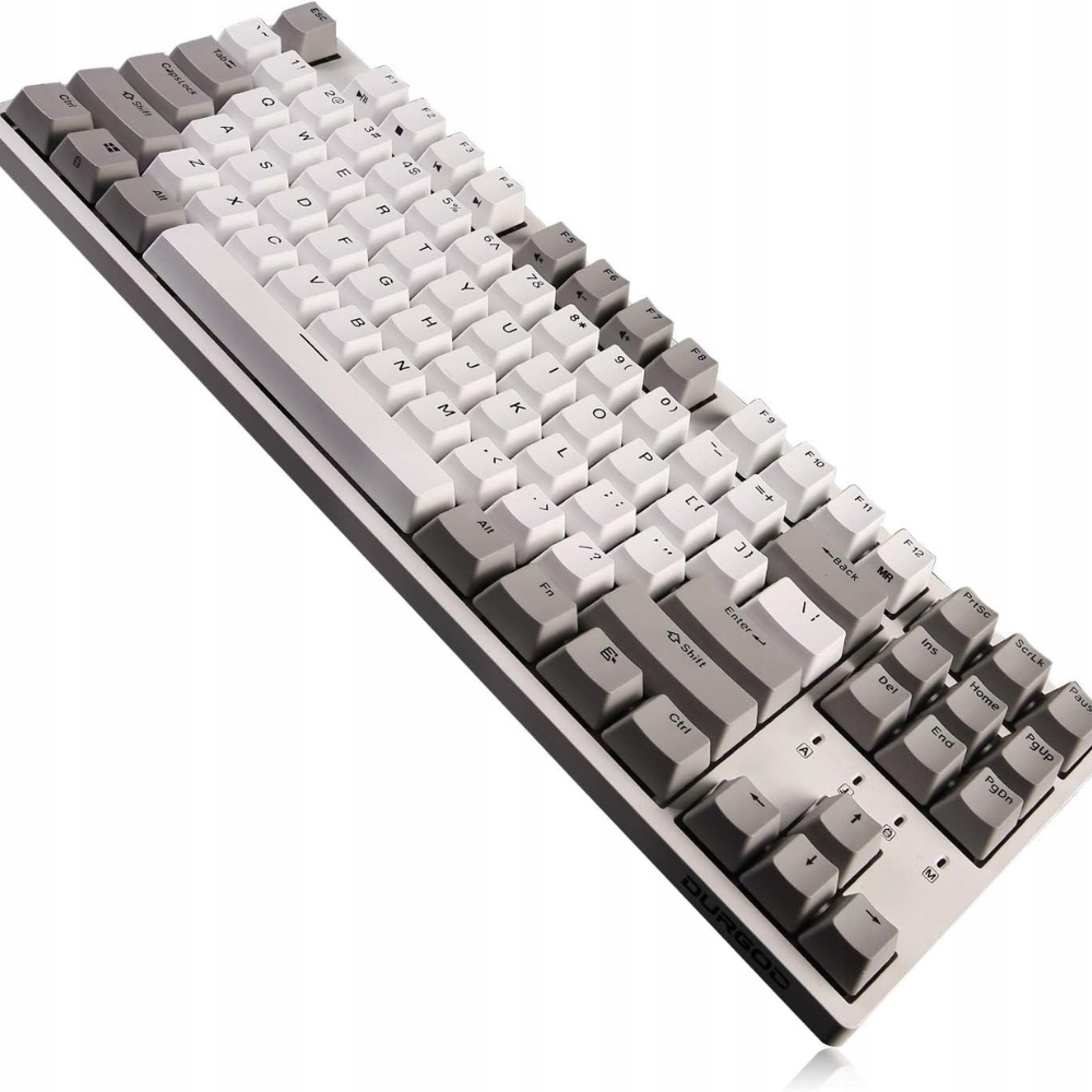 Durgod Taurus K320 Tkl – Mechaniczna Klawiatura Gamingowa 87K Cherry Silver