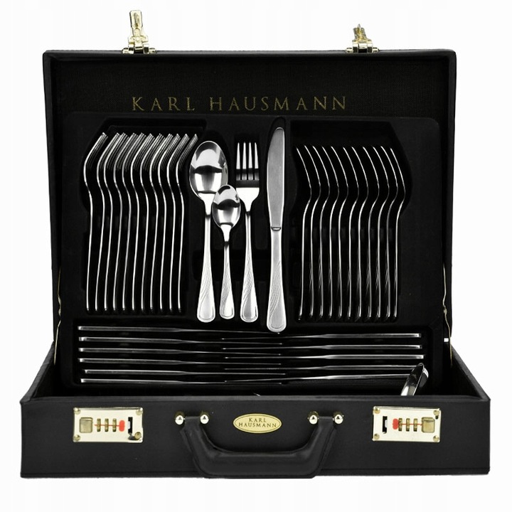 SZTUĆCE W WALIZCE KOMPLET 72 EL NA 12 OS + WALIZKA