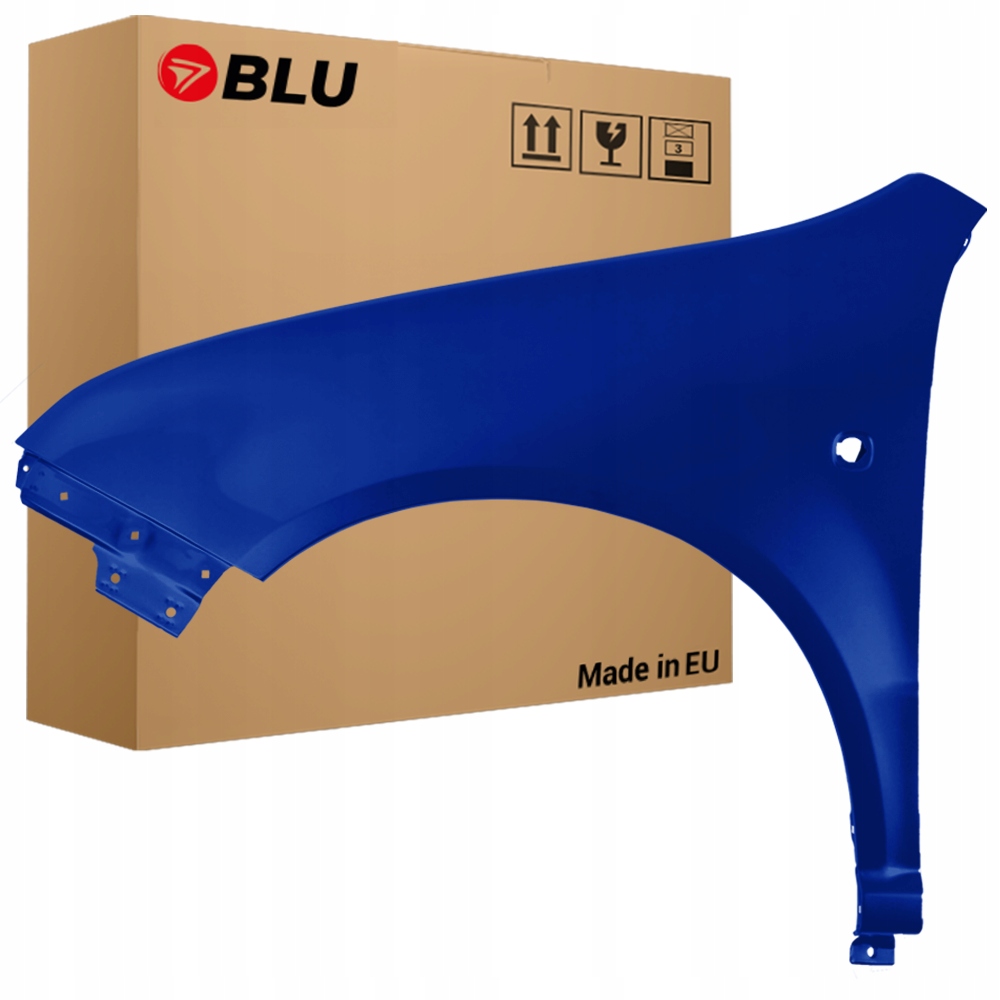 Blu Blatník Škoda Fabia I 1 6Y LF5Q levý modrý 99-07 přední pozink