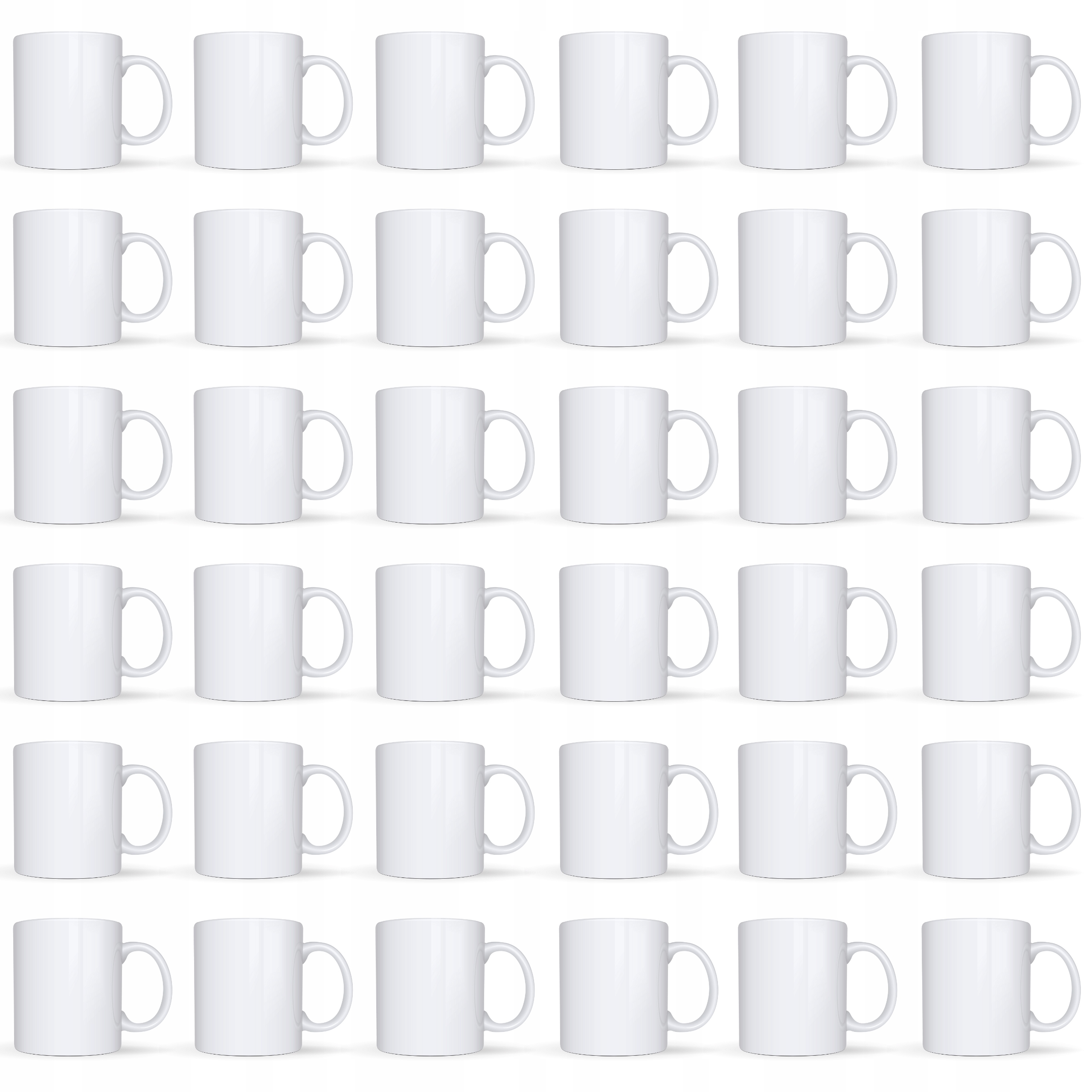 36 x Keramický Hrnček Na Sublimáciu 300 ml Biely Hrnček Kvalita Aa++