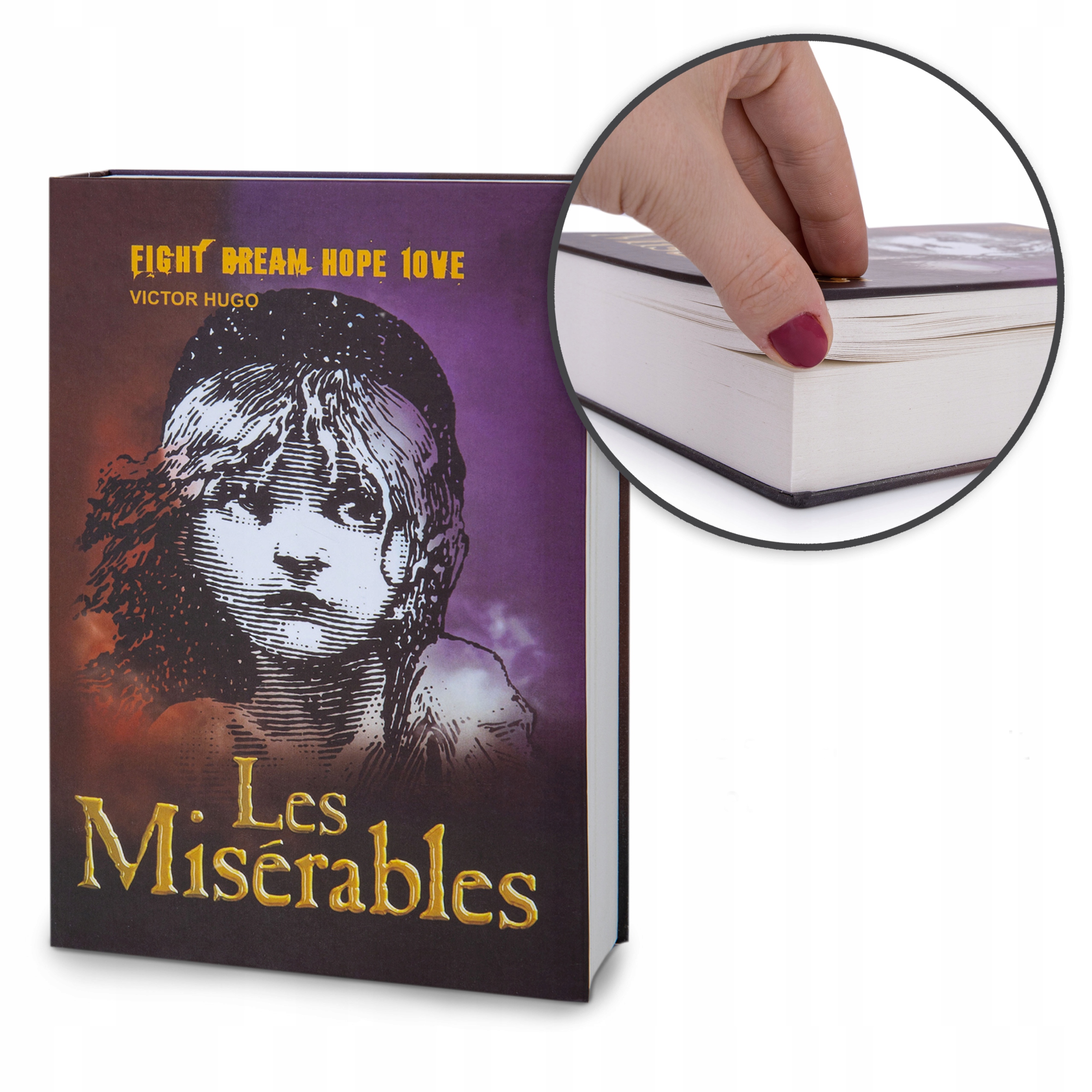 

Sejf Książka Kasetka Na Pieniądze Skrytka Kartki