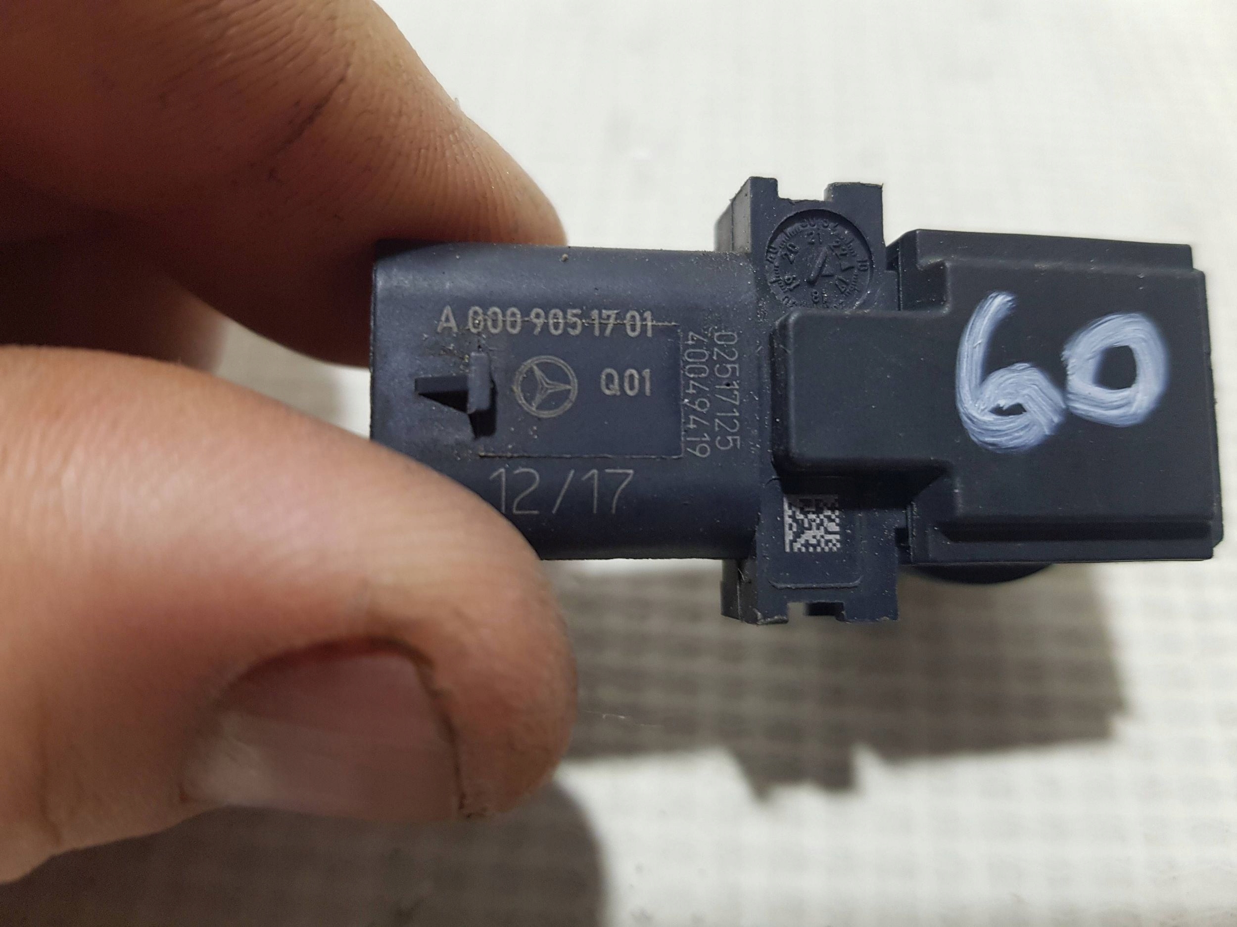 sensore pressione MAP MERCEDES W205 2.2 CDI A0009051701