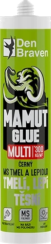 Den Braven MAMUT GLUE Multi, kartusz, 290ml, czarny