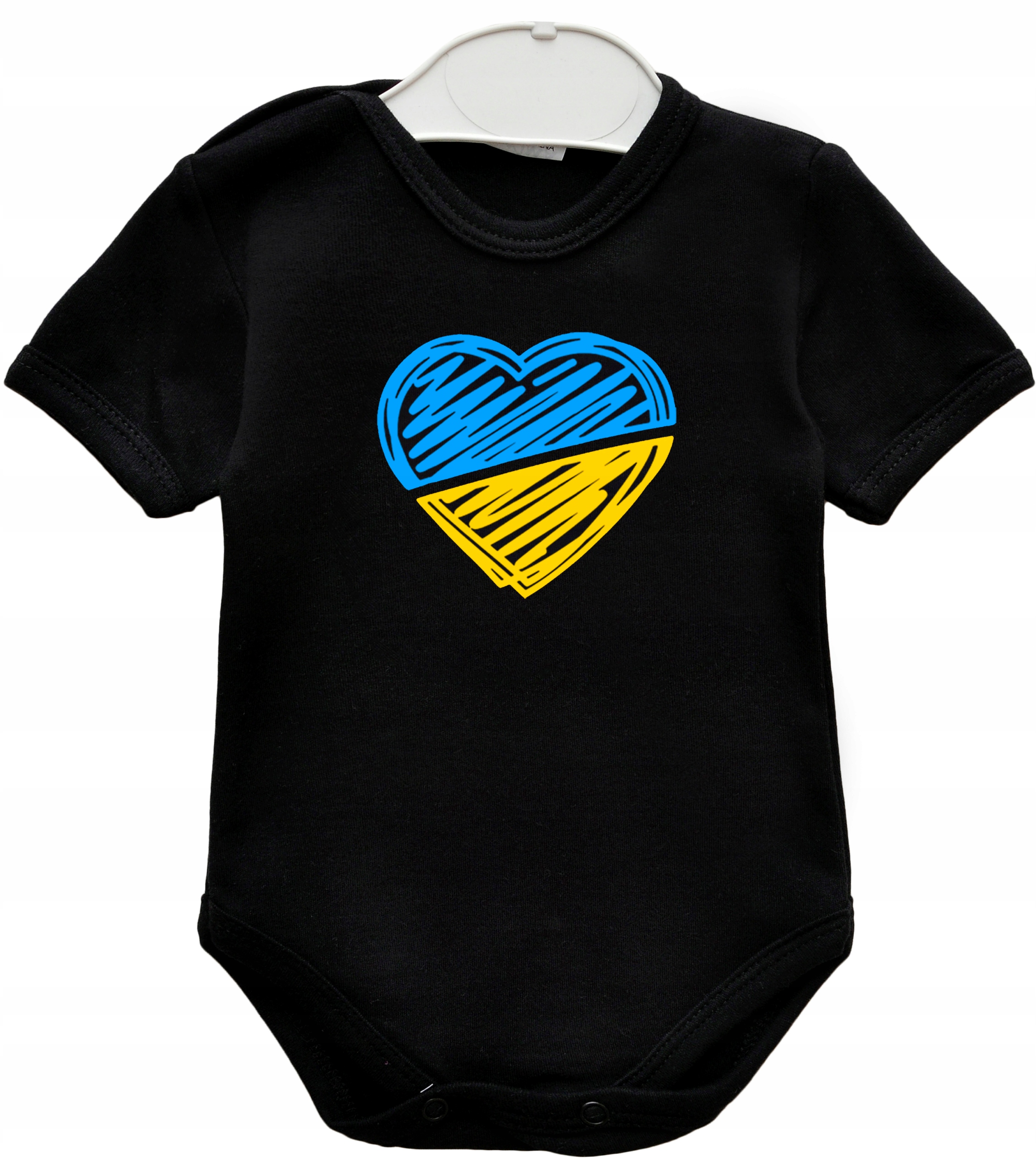 

Body dziecięce patriotyczne Ukraina Serce r. 62