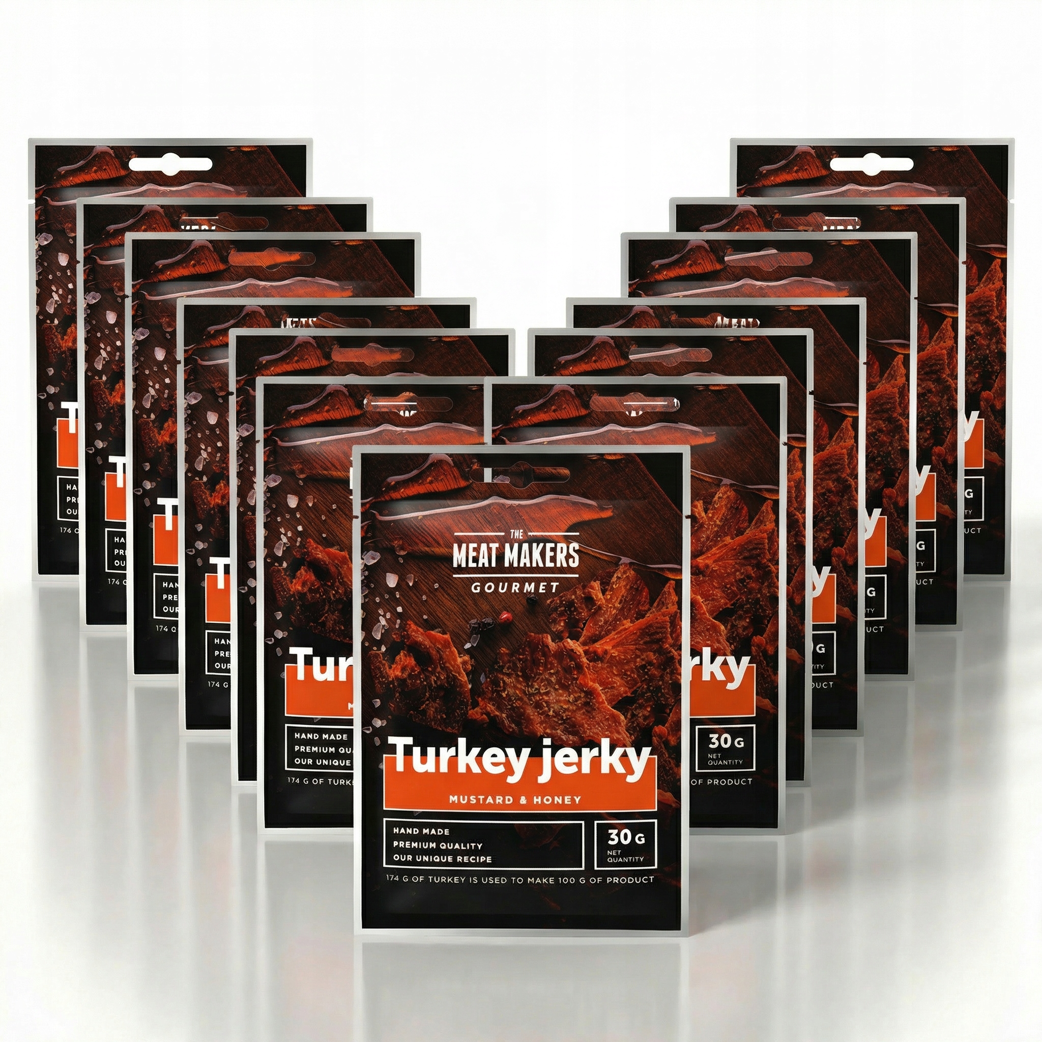 Levně Sušené krůtí maso The Meat Makers 15x 30 g