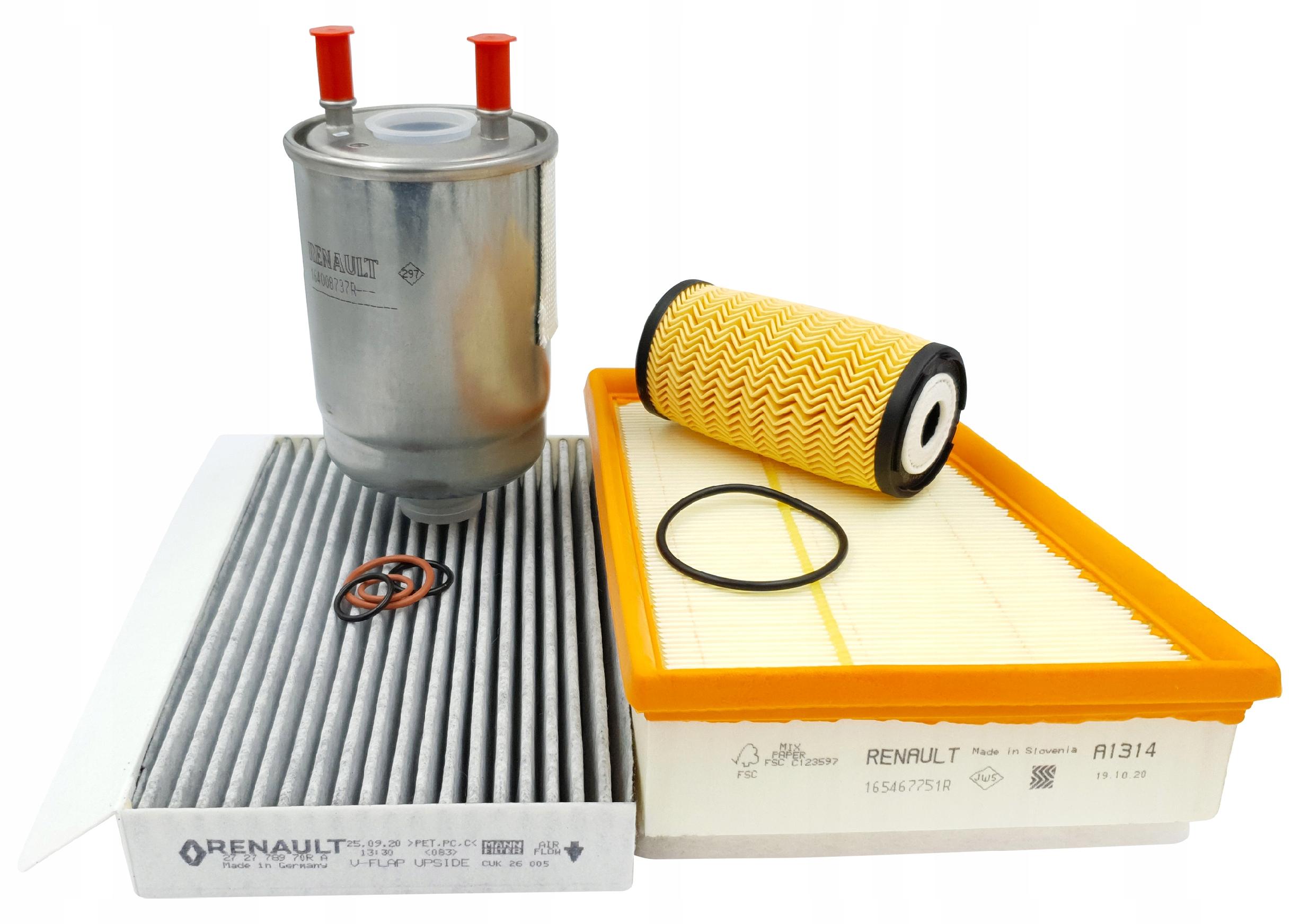 

Renault Megane III 1.6DCI Zestaw Filtrów Oryginał