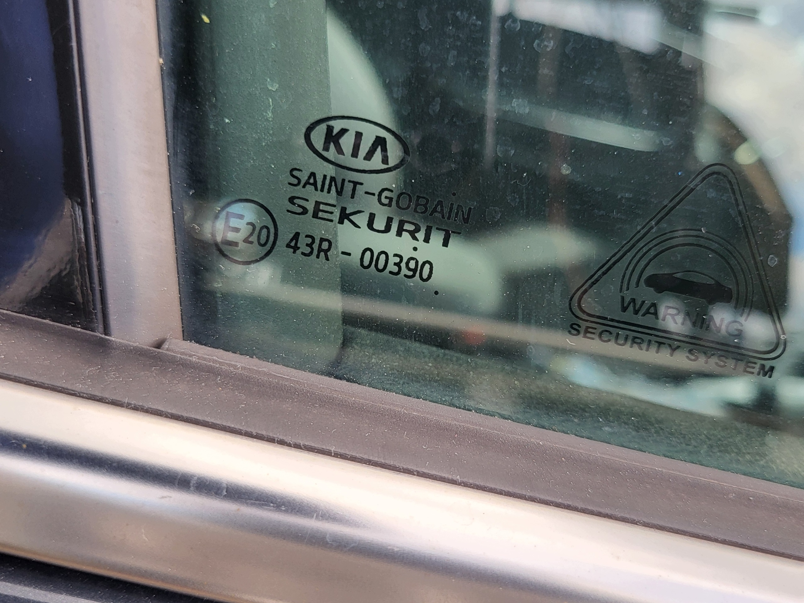 window Z door right front KIA PROCEED III originál EUROPA