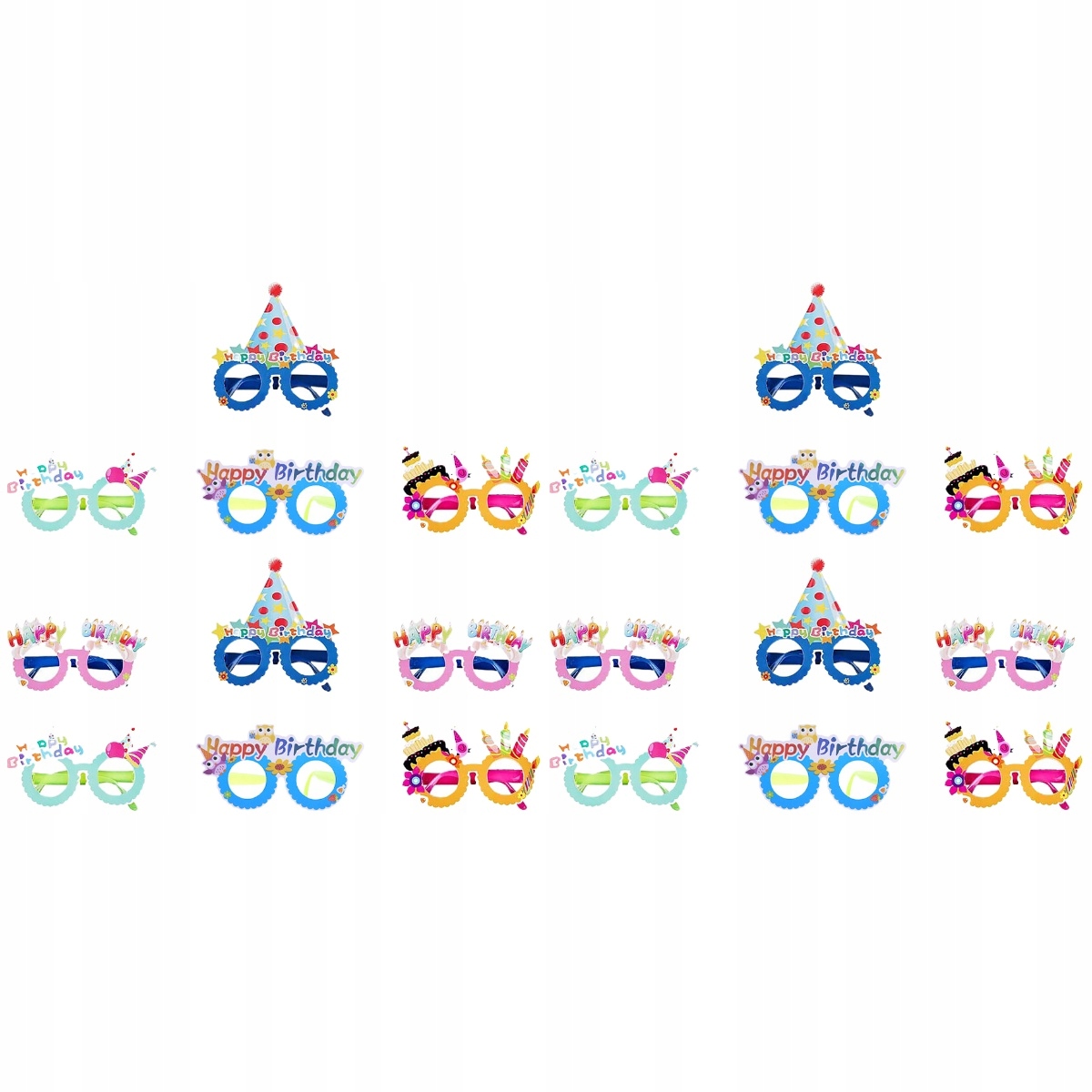 

20 szt. Okulary urodzinowe okulary imprezowe