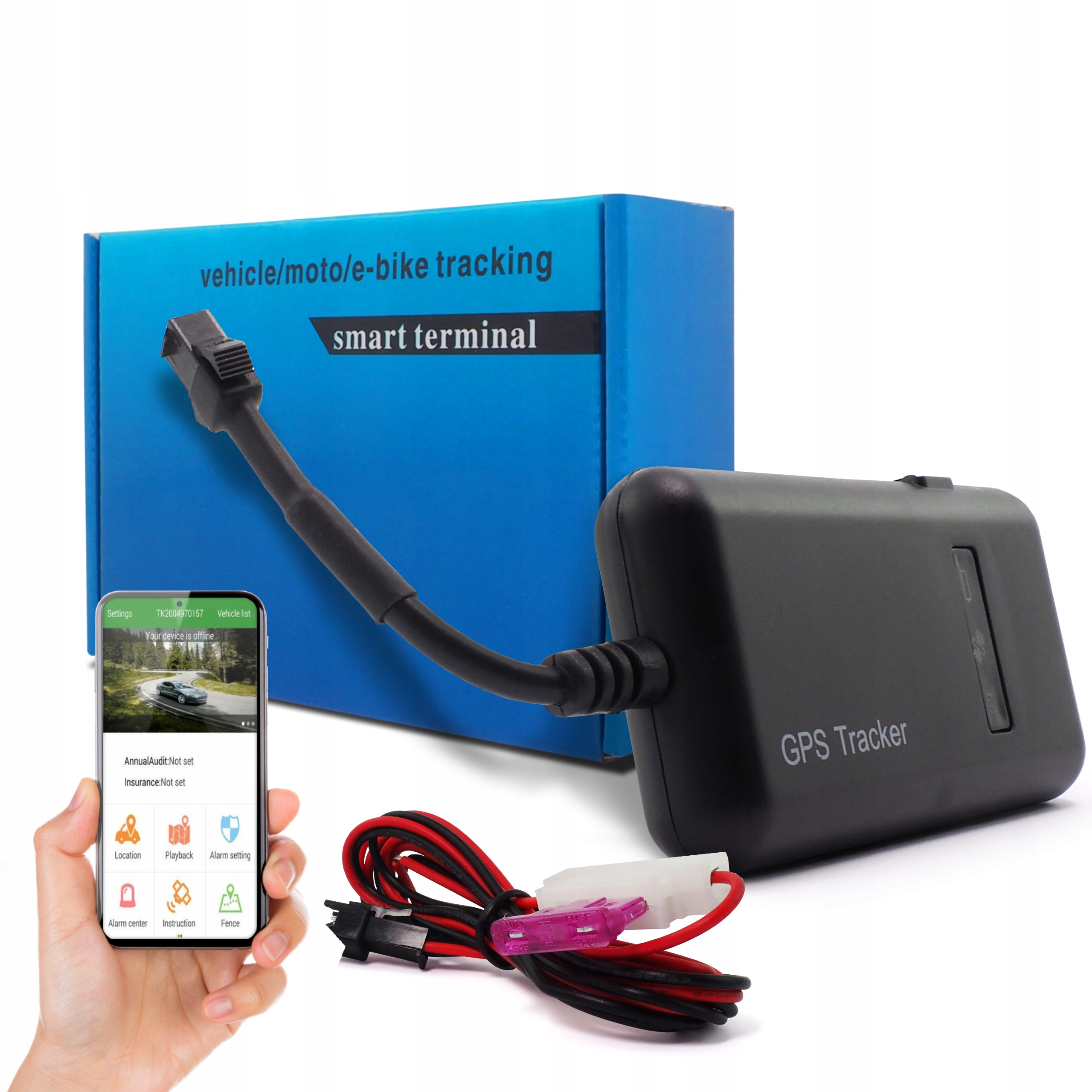Gps lokátor pro Auta Tracker Gomedia GT02 Aplikace Webový server
