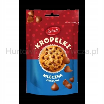 Levně Delecta Kapky z mléčné čokolády 80 g