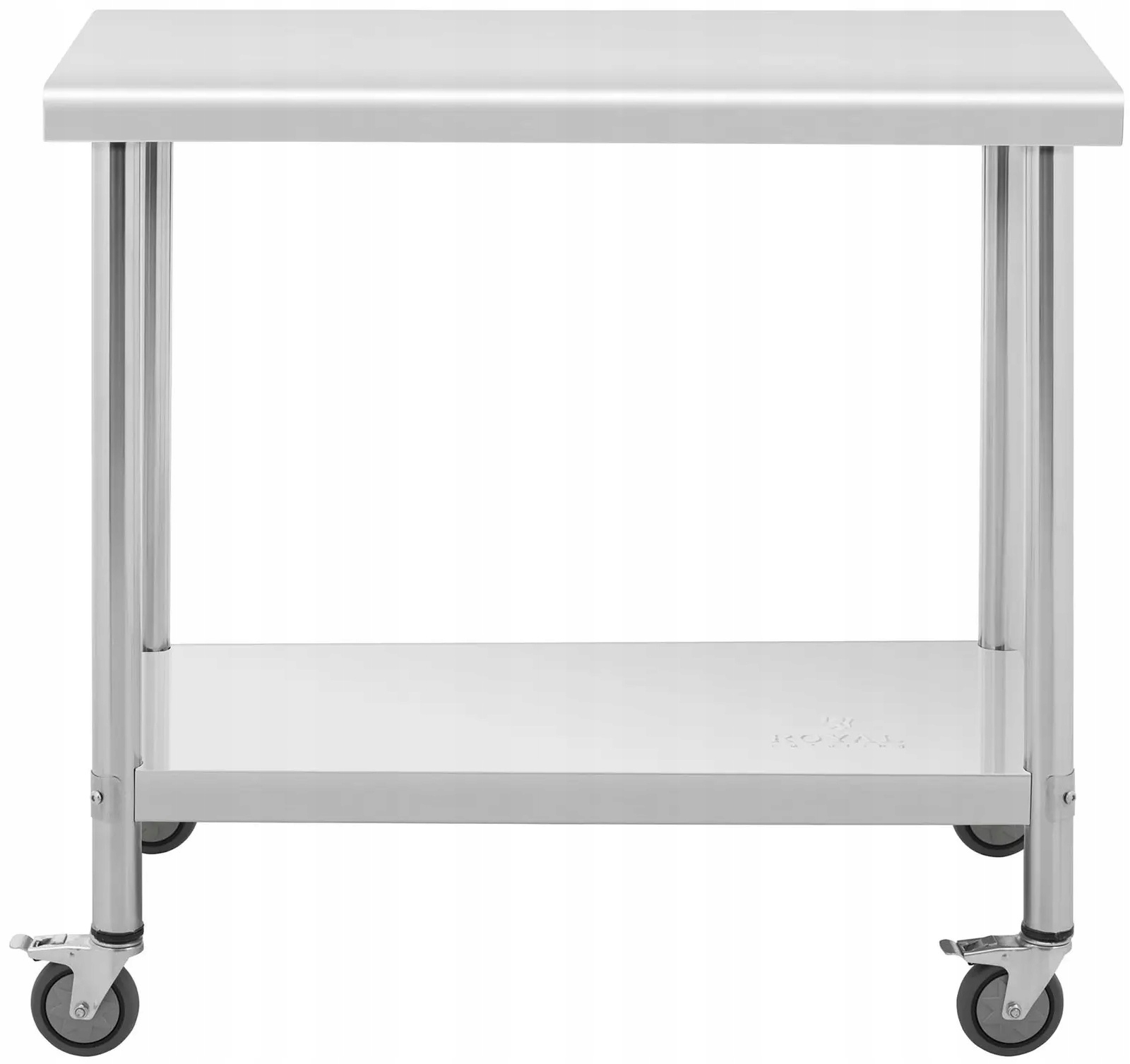 Stół na kółkach 70 x 100 cm - 155 kg ROYAL CATERING RCAT-100/70-W 10012803