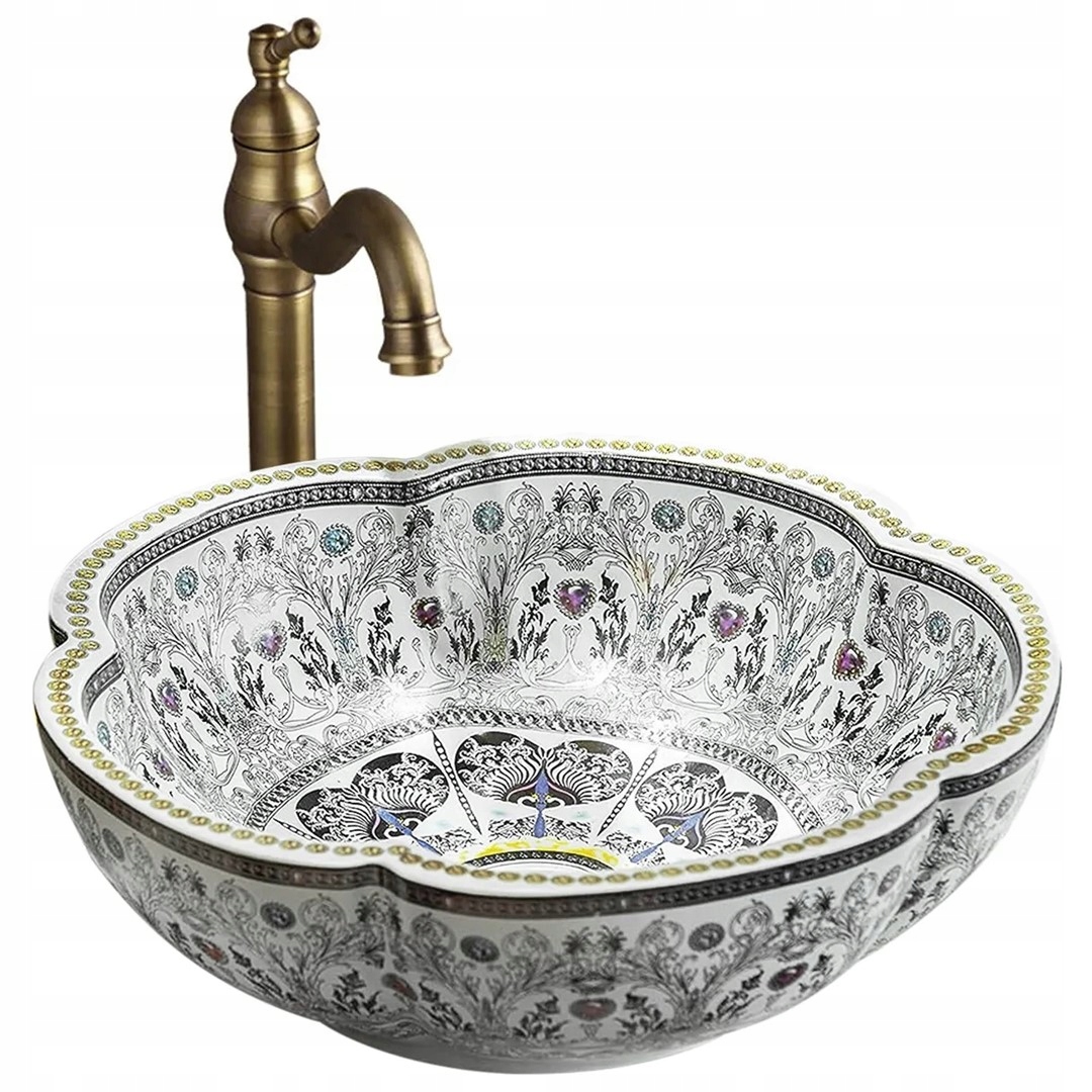 Umyvadlo na desku Asanti REA-U7506 Vysoce kvalitní keramika