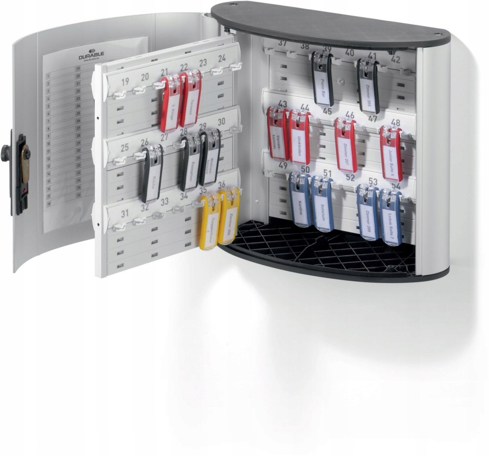 SZAFKA NA 54 KLUCZE ZAMEK SZYFROWY + ZAWIESZKI