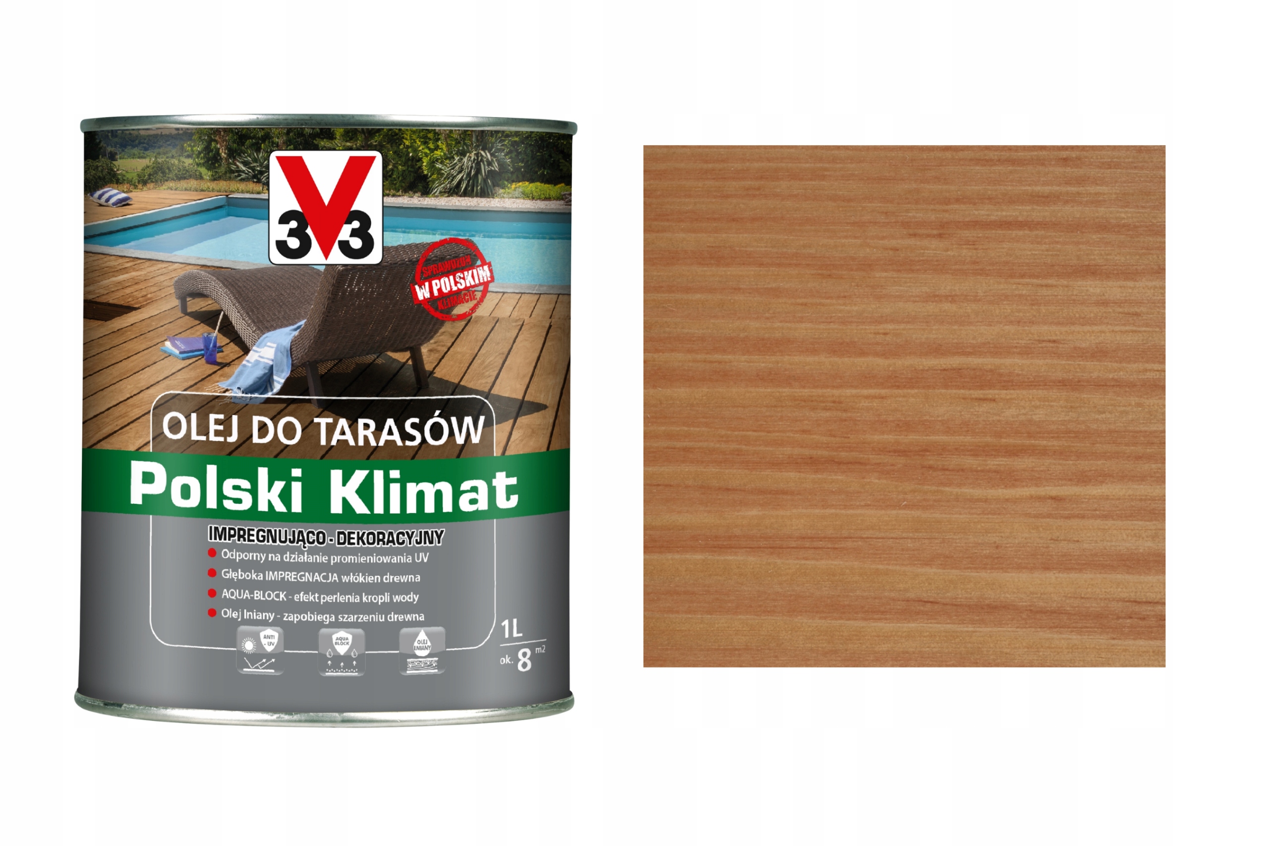 

Olej do Tarasów Polski Klimat V33 Tek 1L