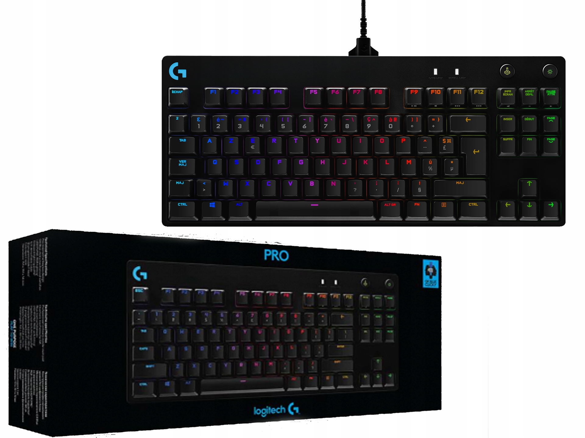 

Klawiatura Logitech G Pro Clicky 920-009392 gracza