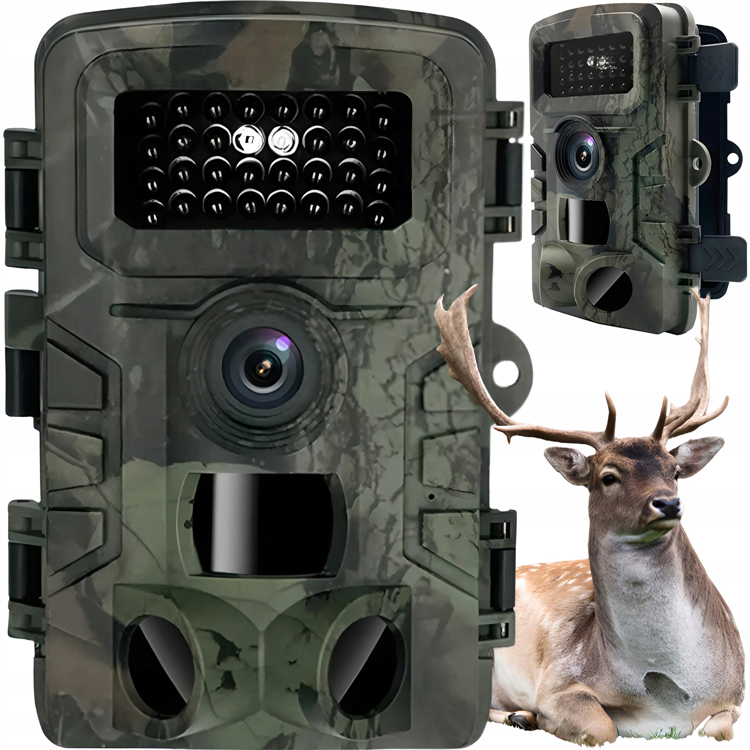 Fotopułapka Kamera Leśna Myśliwska Full Hd Ir Czujnik Ruchu Tryb Nocny