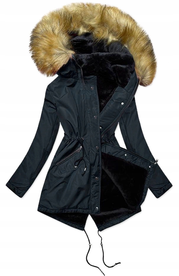 Bunda Typu Parka B2628 Námořnická Modrá XXL (44)