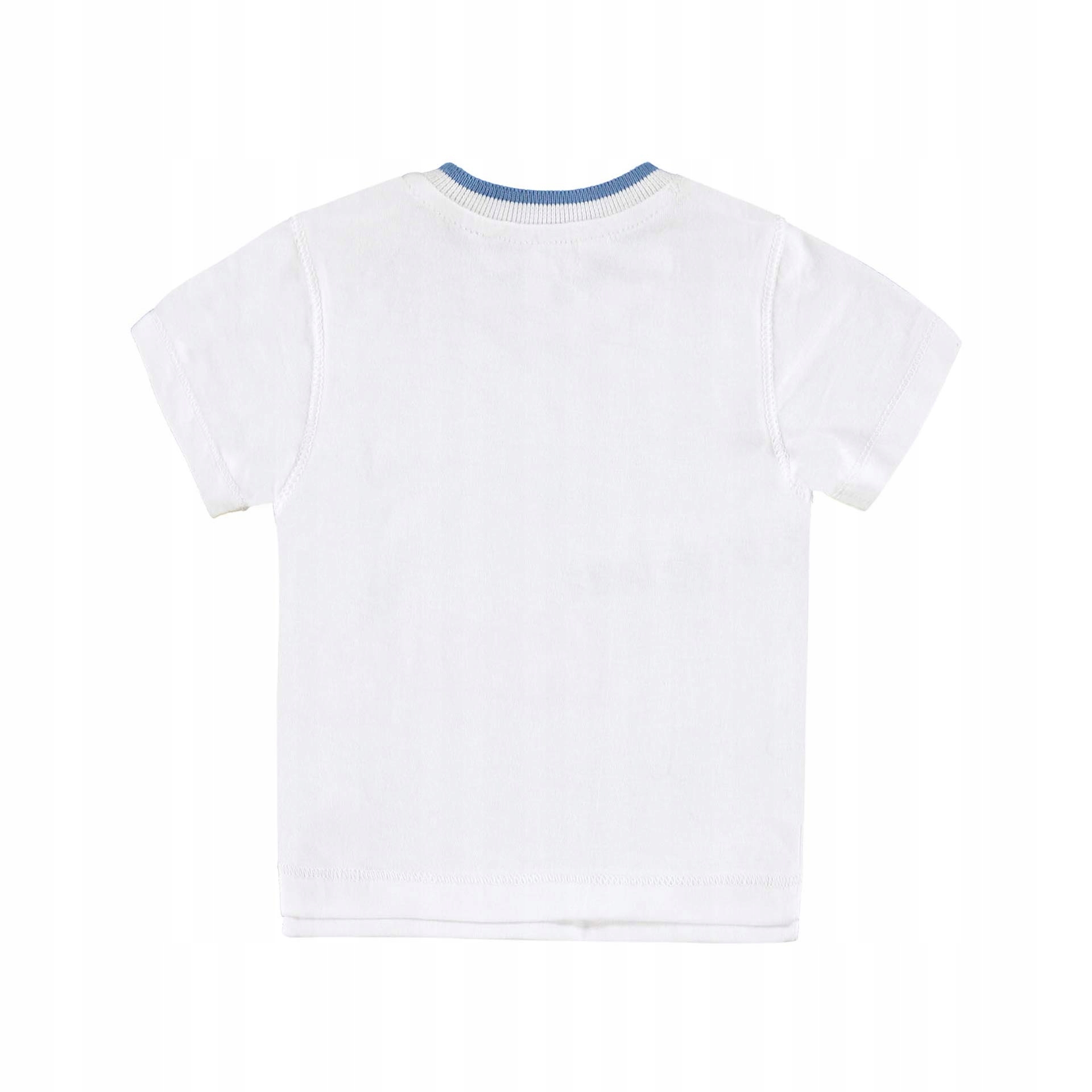 Chłopięcy biały T-shirt z nadrukiem Kanz, r. 74 Liczba sztuk w ofercie 11 szt.