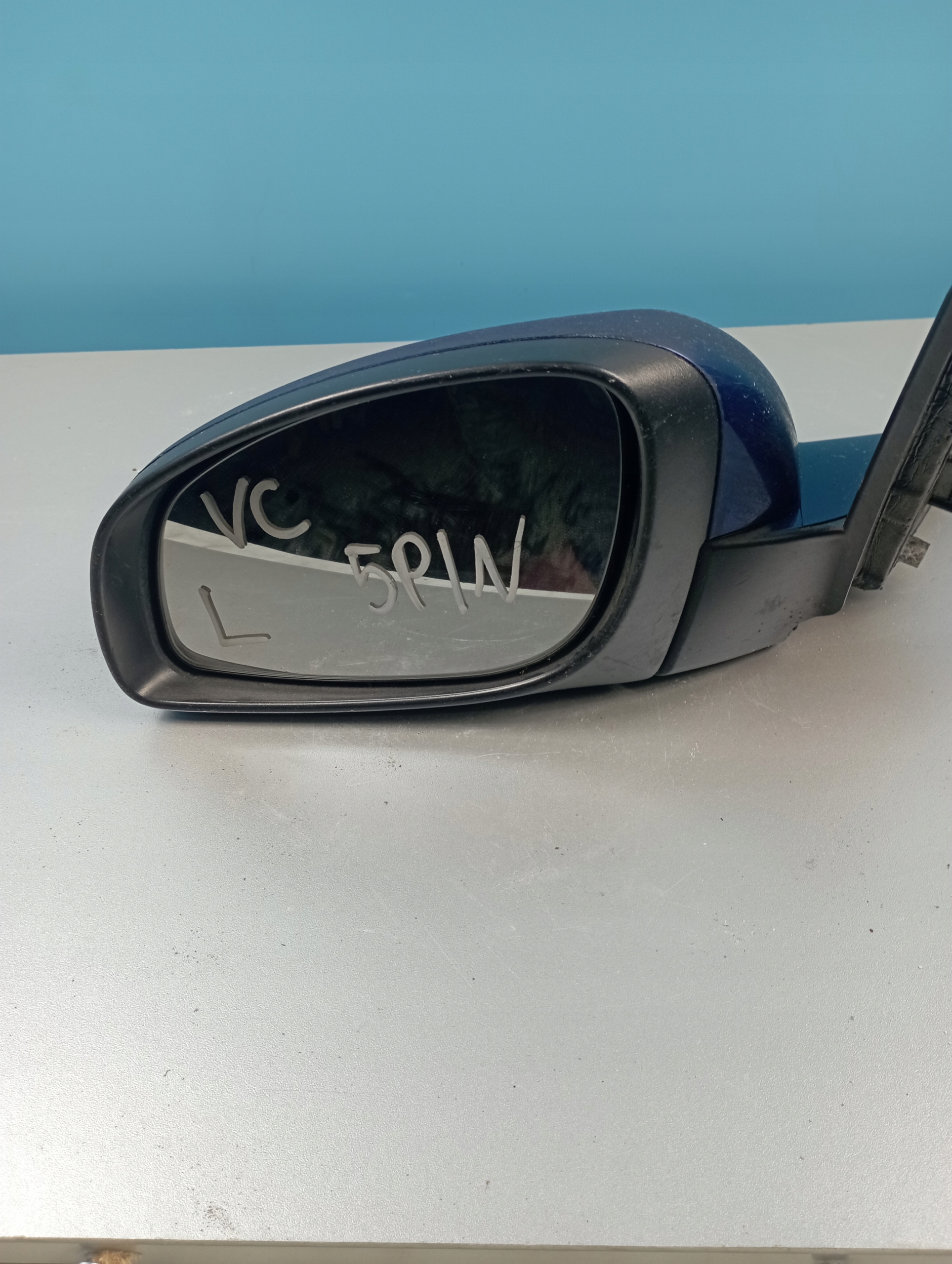 mirror left OPEL VECTRA C Z21B 5 PIN