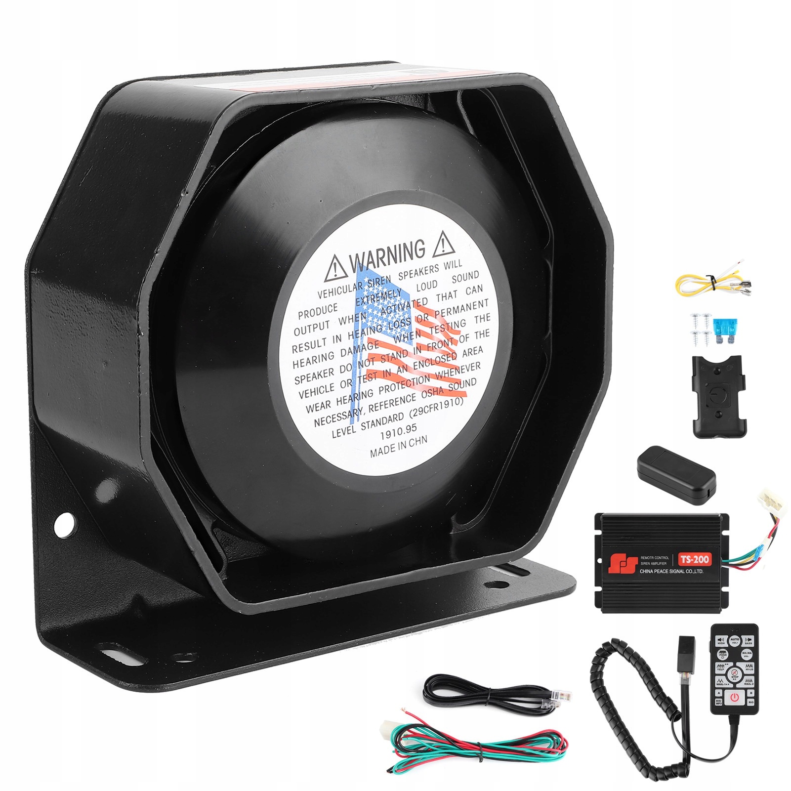 UNIWERSALNY KLAKSON MEGAFON SAMOCHODOWY 130dB EAN (GTIN) 0670626162194