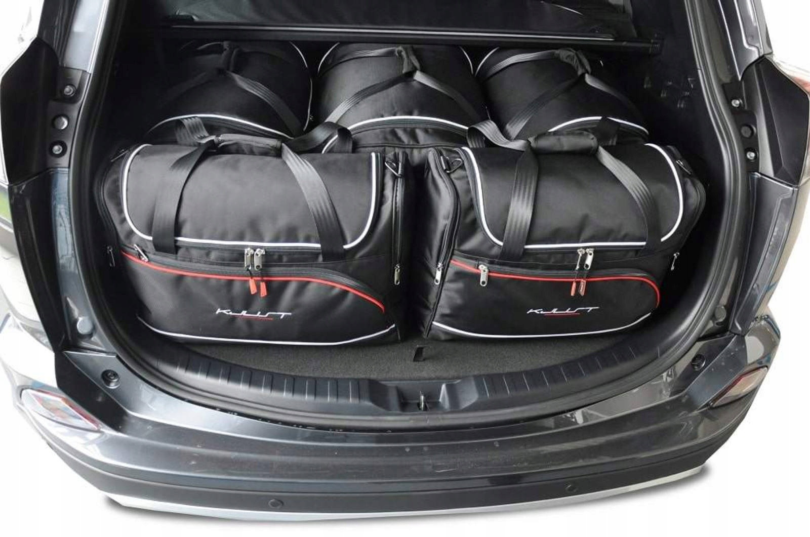J&j Automotive Sada 5ks cestovných tašiek Aero pre Toyota RAV4 Hybrid 2013