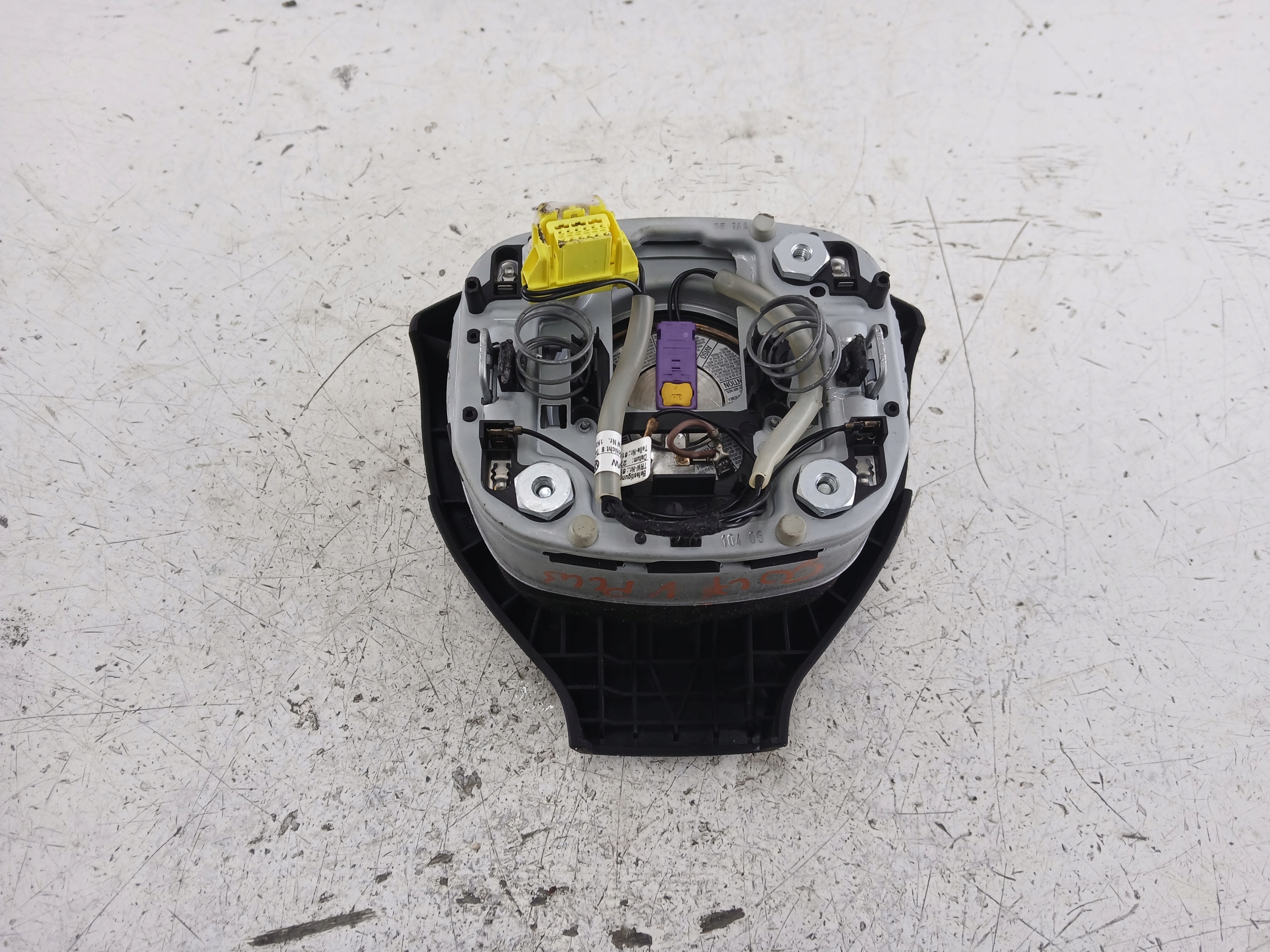 VW GOLF V plus airbag