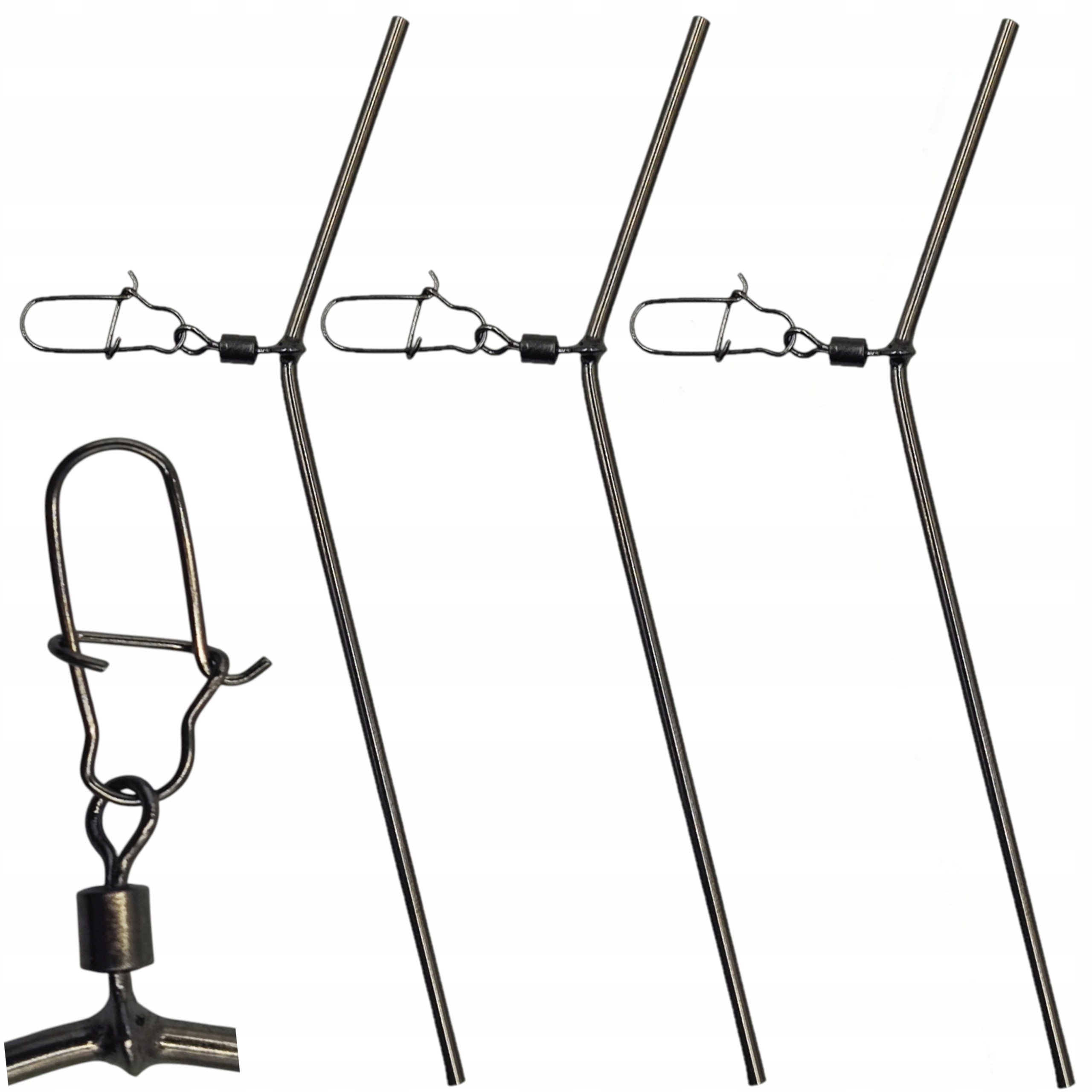 3x rurka antysplątaniowa metalowa 10cm do feedera