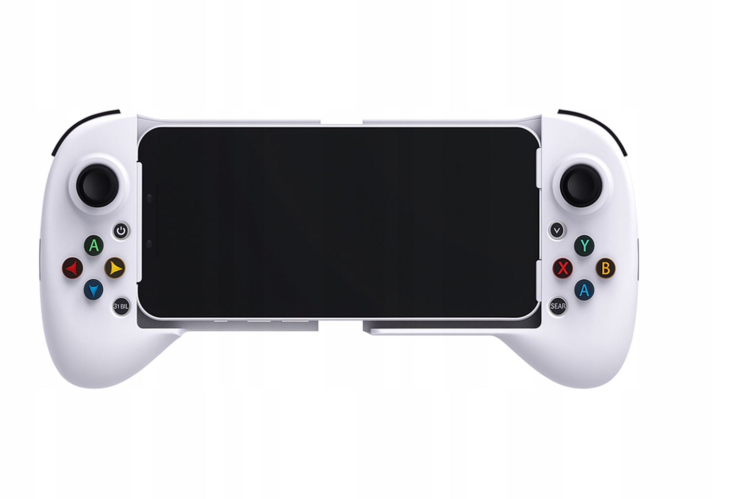 Kontrol do gier z bluetooth dla Androida gamepad biały