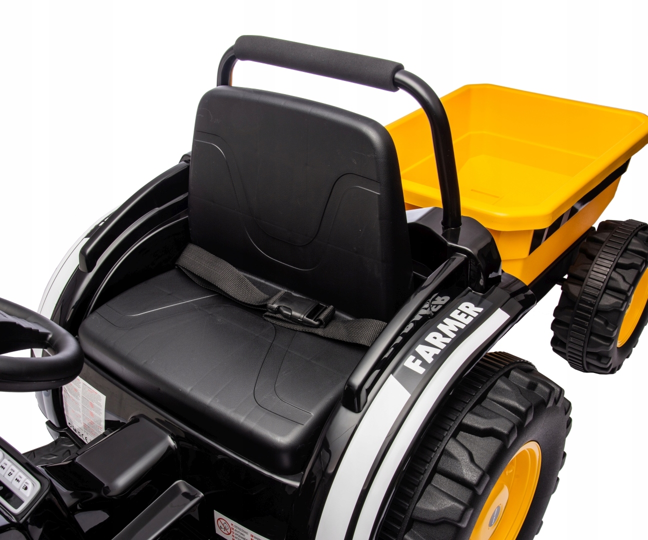 Traktor z przyczepką na akumulator Bluetooth dla dzieci Farmer Milly Mally Prędkość maksymalna 3 km/h