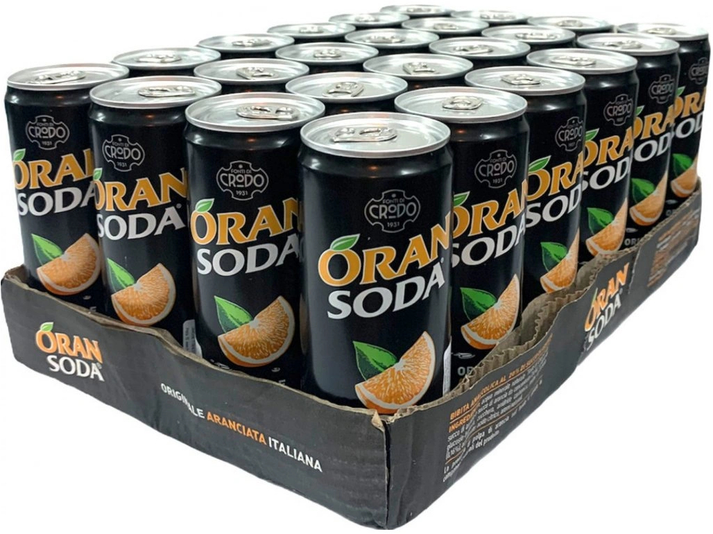 Levně Oran Soda 0 cukru oranžová nula 24x330 svařák Fondi Crodo bez kauce