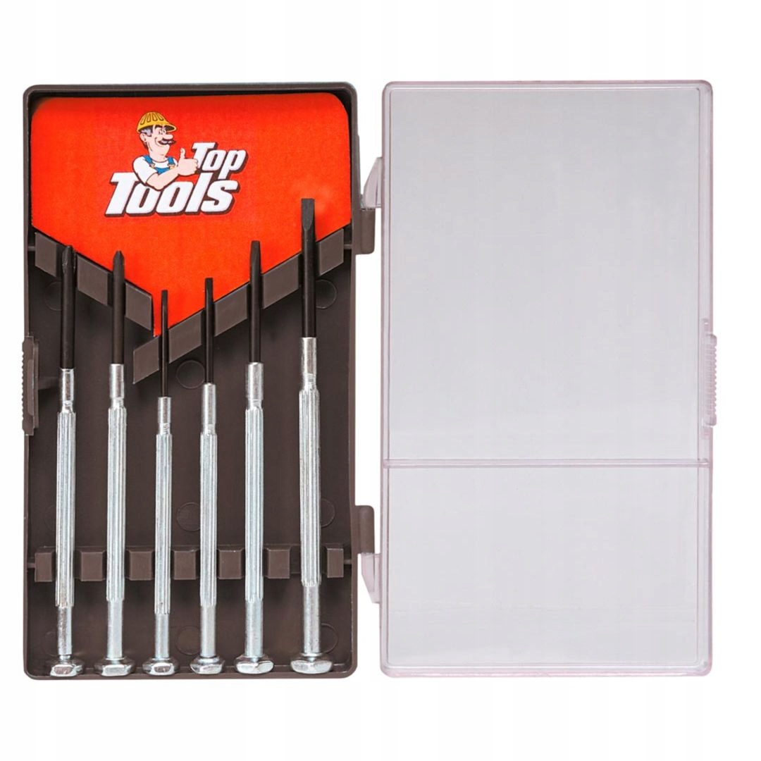

Wkrętaki precyzyjne zestaw 6 szt. Top Tools 39D193