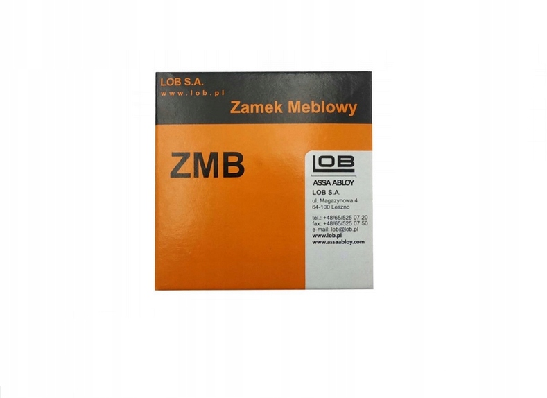 Zamek meblowy ZMB1 LOB EAN (GTIN) 60897554