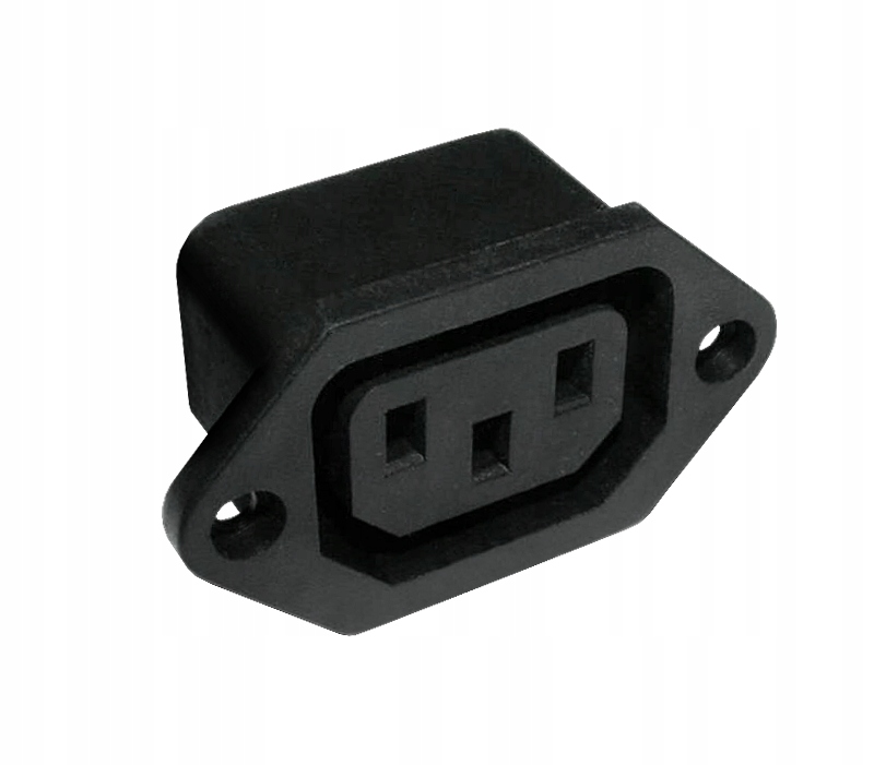 GNI0123.1 Gniazdo Ac 3PIN montaz komput. Cabletec