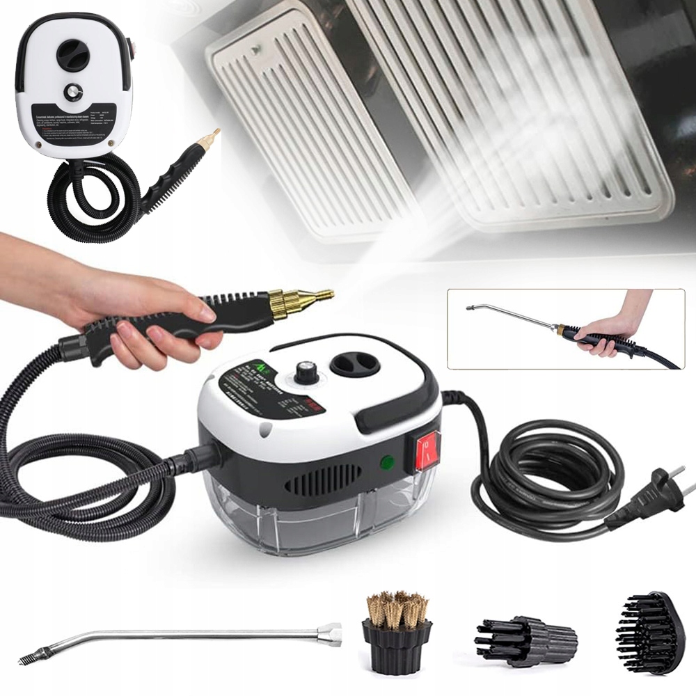 Parní Čistič Oken Parní Čistič 2500W 3BAR 1000ML Protiskluzový