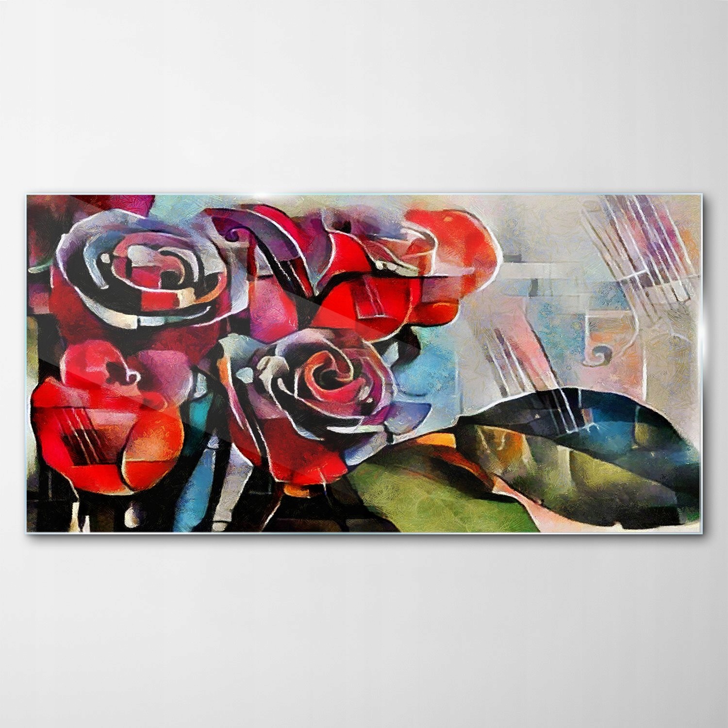 

Obraz na Szkle Dekor Bukiet Kwiaty Picasso 120x60