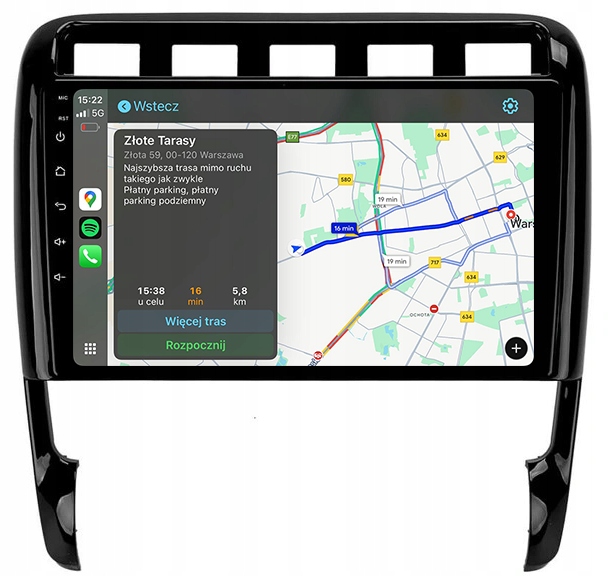Porsche Cayenne 2002-2010 Rádio Navigace Android Apple Carplay Duduauto