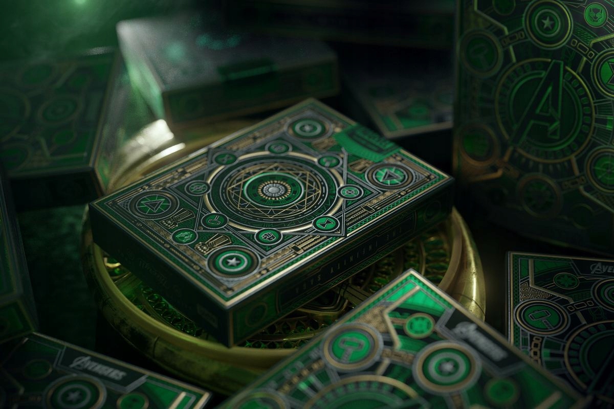 Theory11 AVENGERS GREEN EDITION - karty klasyczne Typ Podstawa