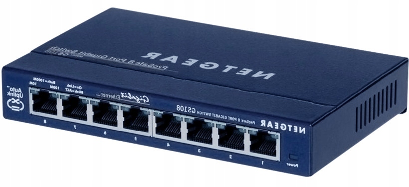 Netgear GS108GE Switch 8 portů (8x10/100/1000 Mbit)