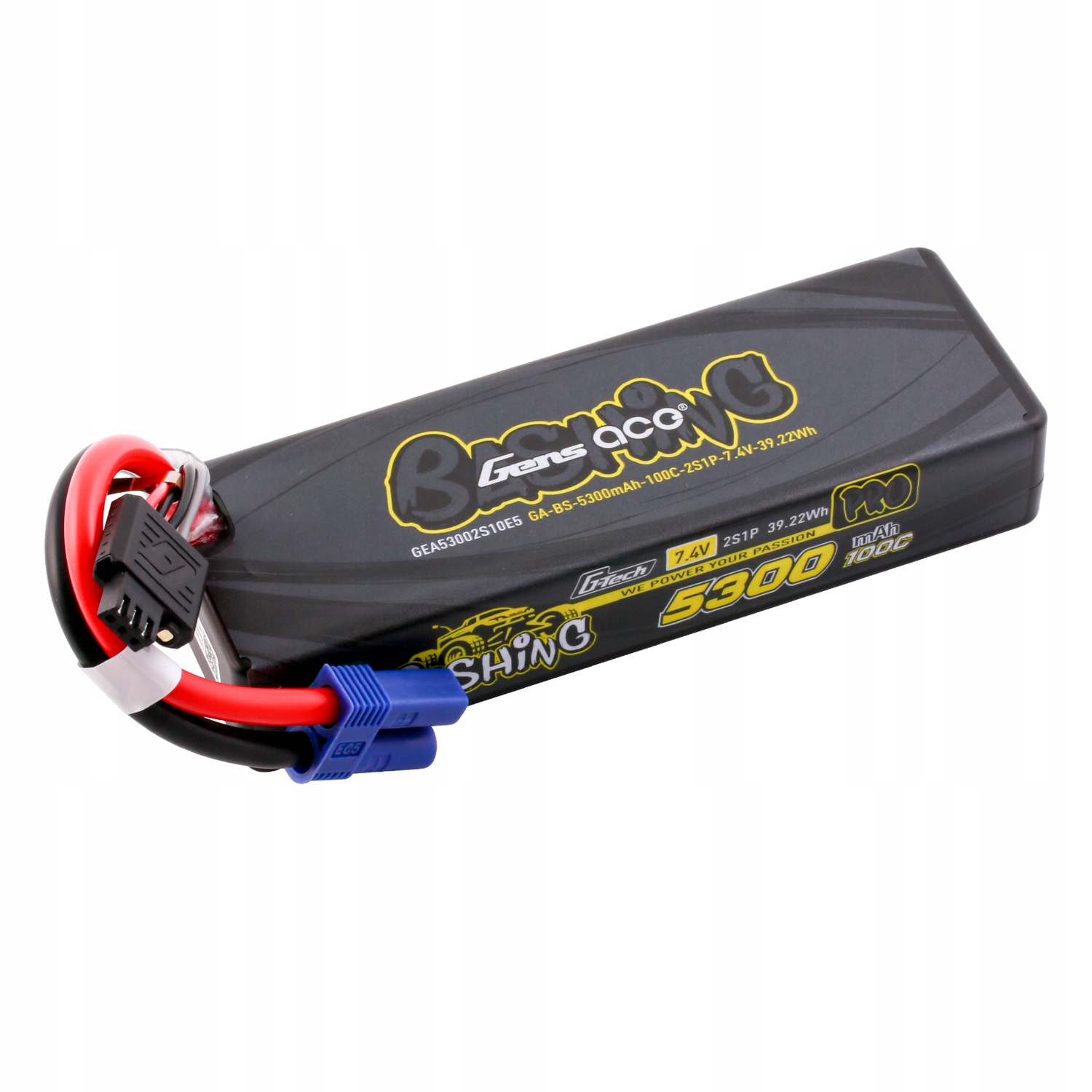Akumulátor LiPo Gens ace G-Tech Bashing Series 5300 mAh 7.4V100 C 2S1P EC5